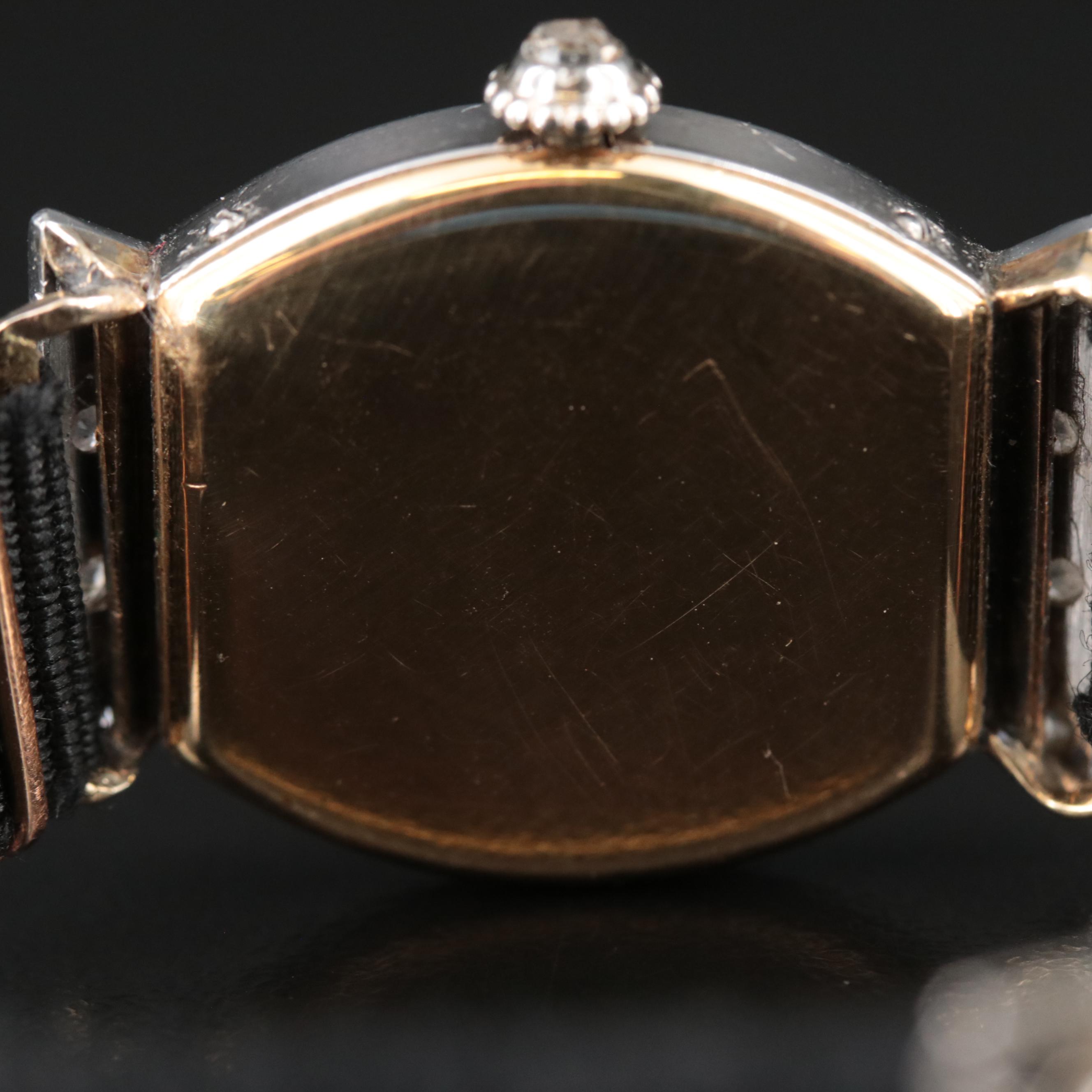 Vintage Cartier Tortue 2.31 CTW Diamond Set Platinum Watch