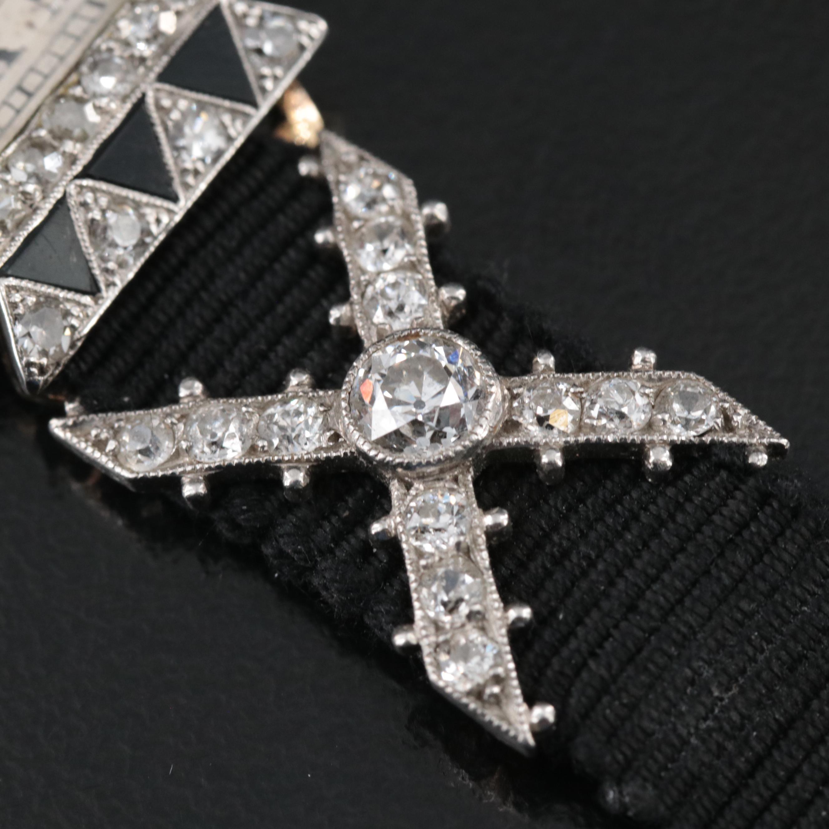 Vintage Cartier Tortue 2.31 CTW Diamond Set Platinum Watch