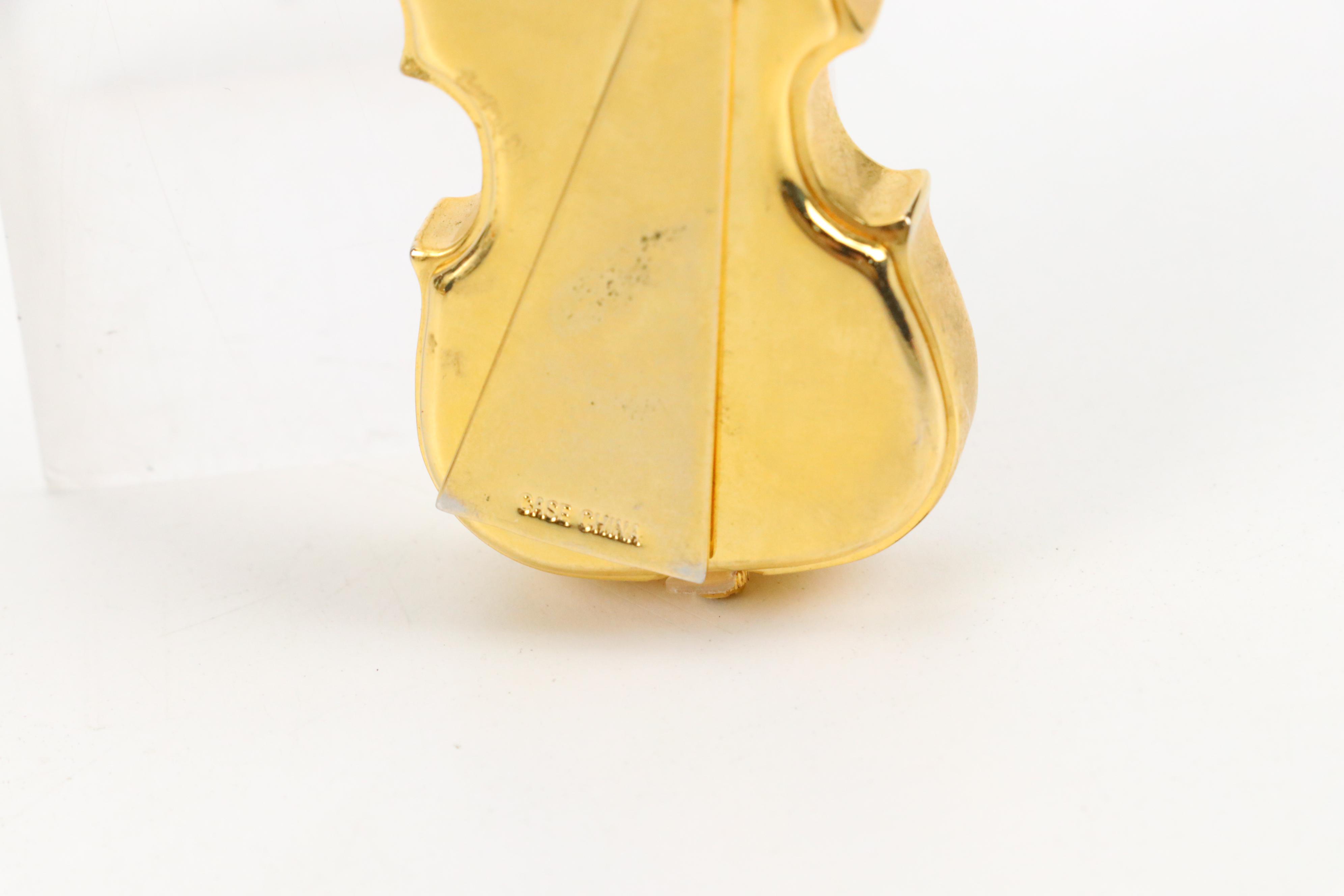 Dunhaven Brass and Glass Carriage Clock with Magnifying Glass and Cello Clock