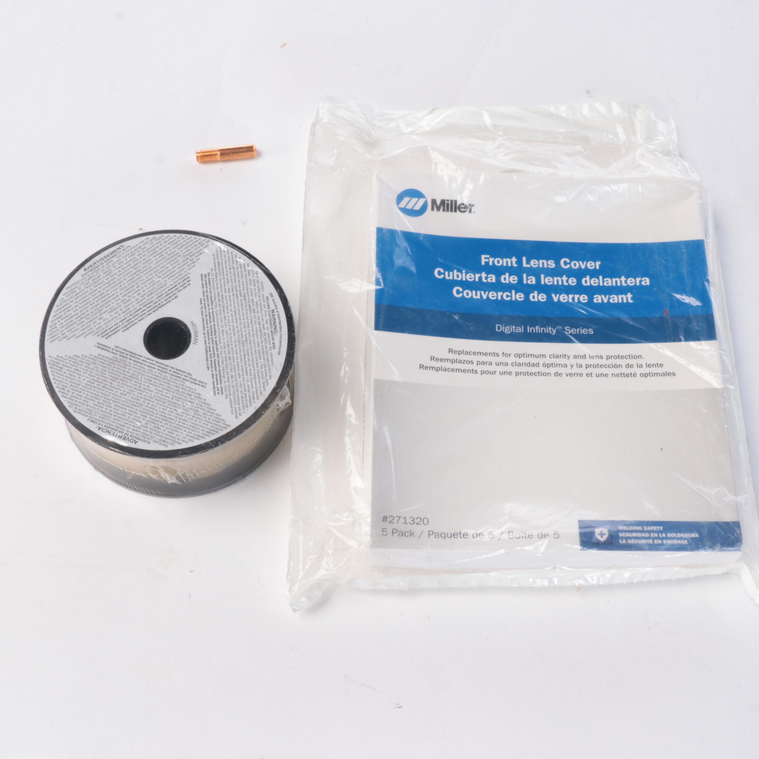 Hobart Handler 125 EZ 115V Gasless Wire Feed Welder on Welding Cart