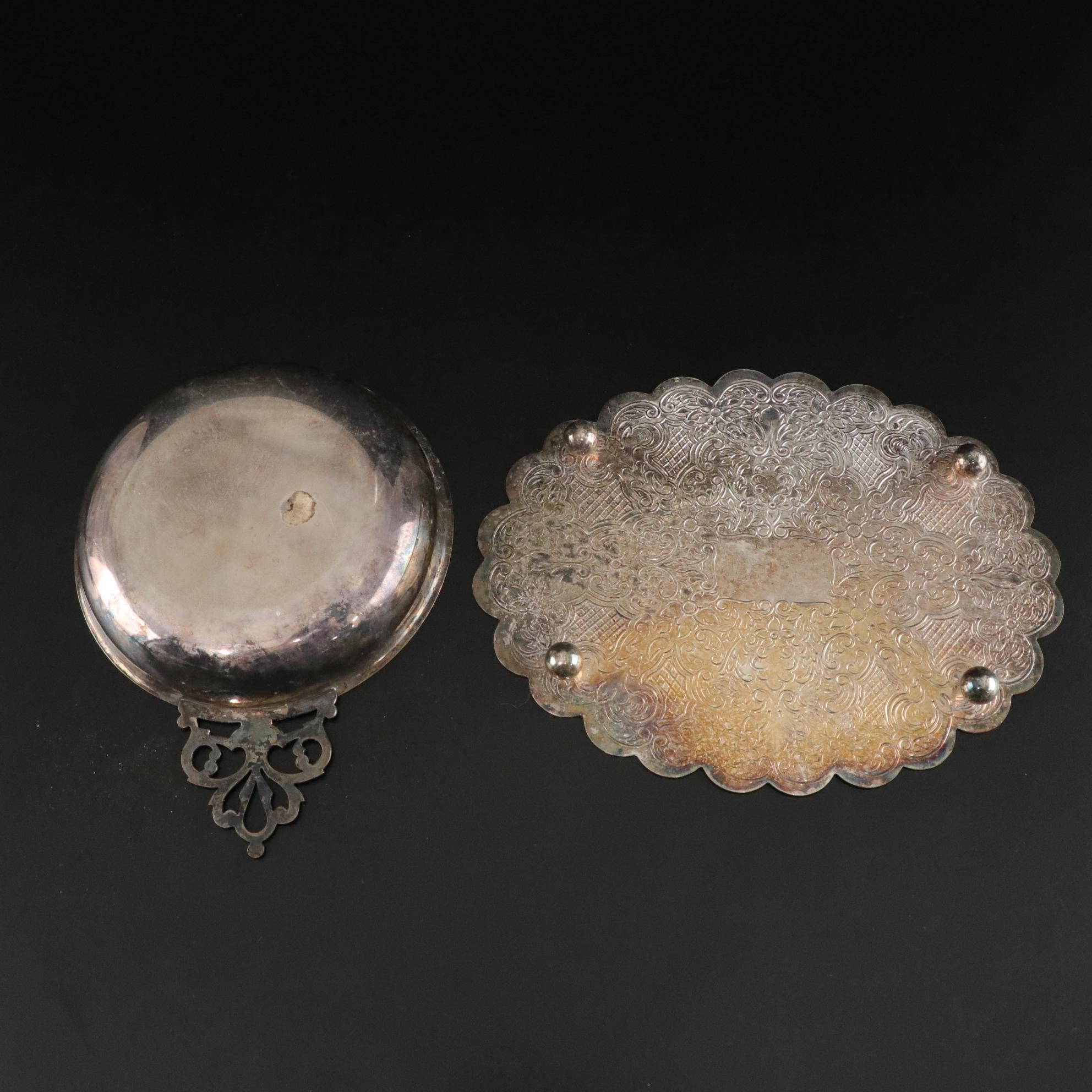 Animal Motif Cheese Planes and Knives with Silver Plate Dish and More