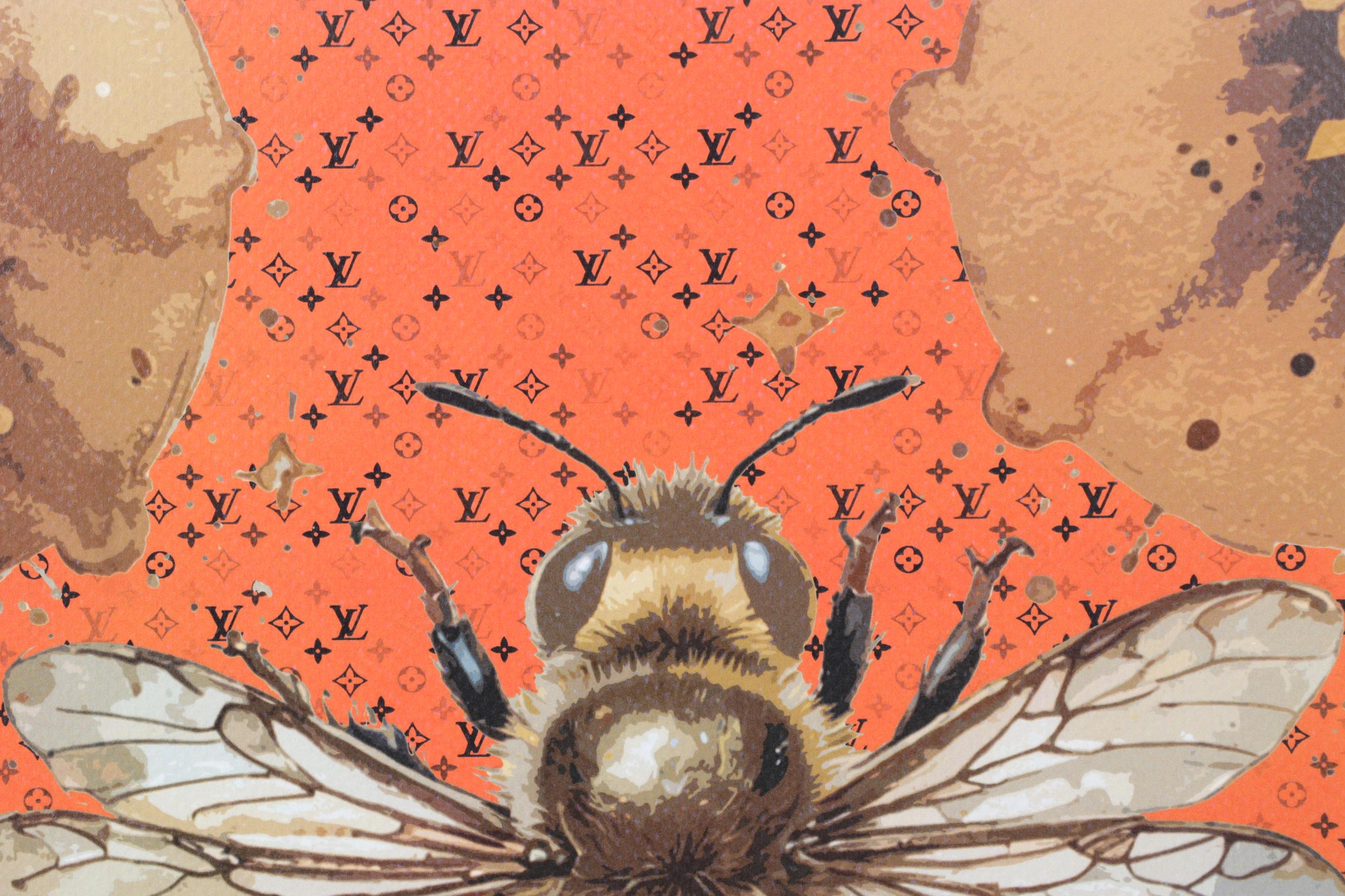 Death NYC Pop Art Graphic Print Homage to Louis Vuitton, 2023