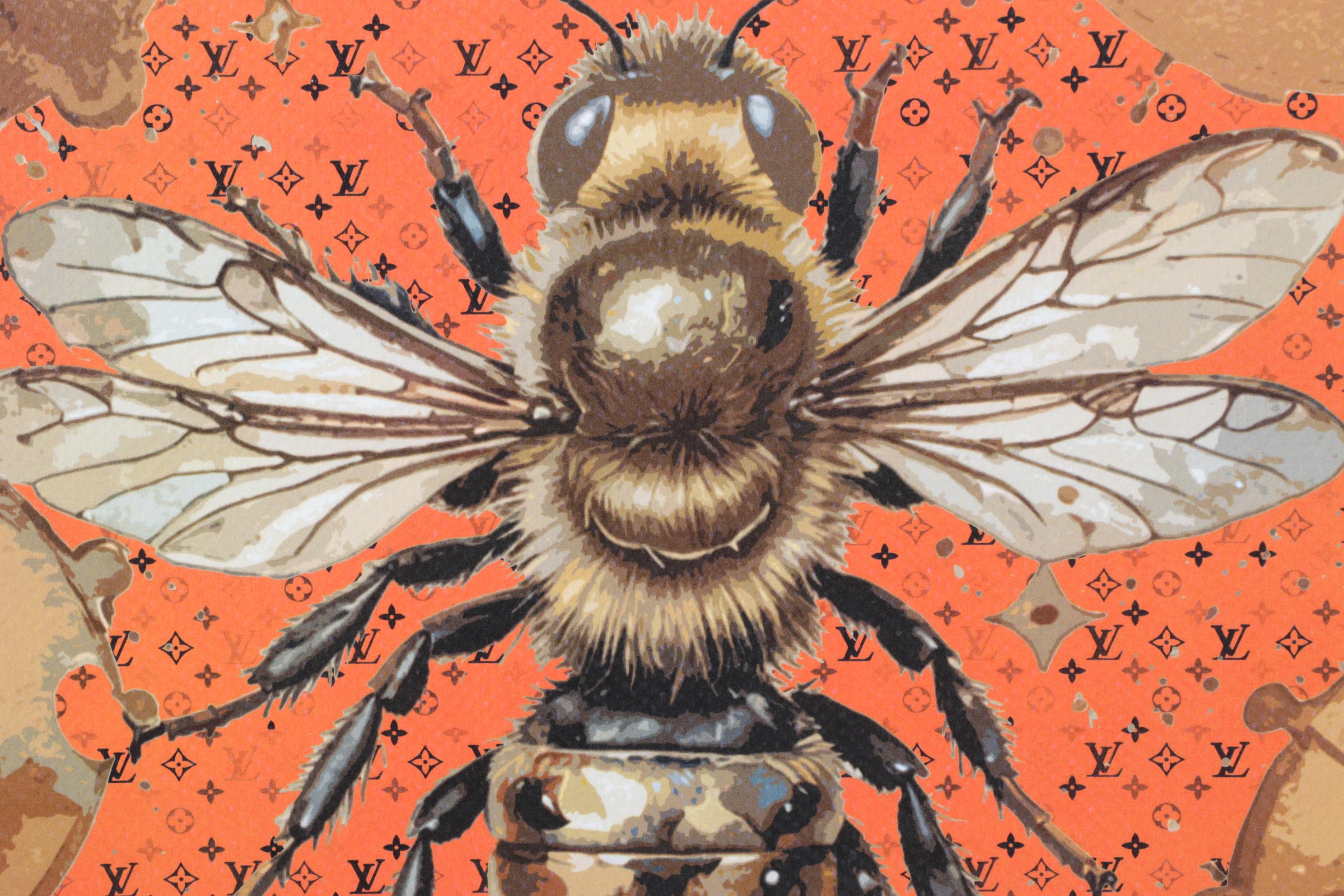 Death NYC Pop Art Graphic Print Homage to Louis Vuitton, 2023