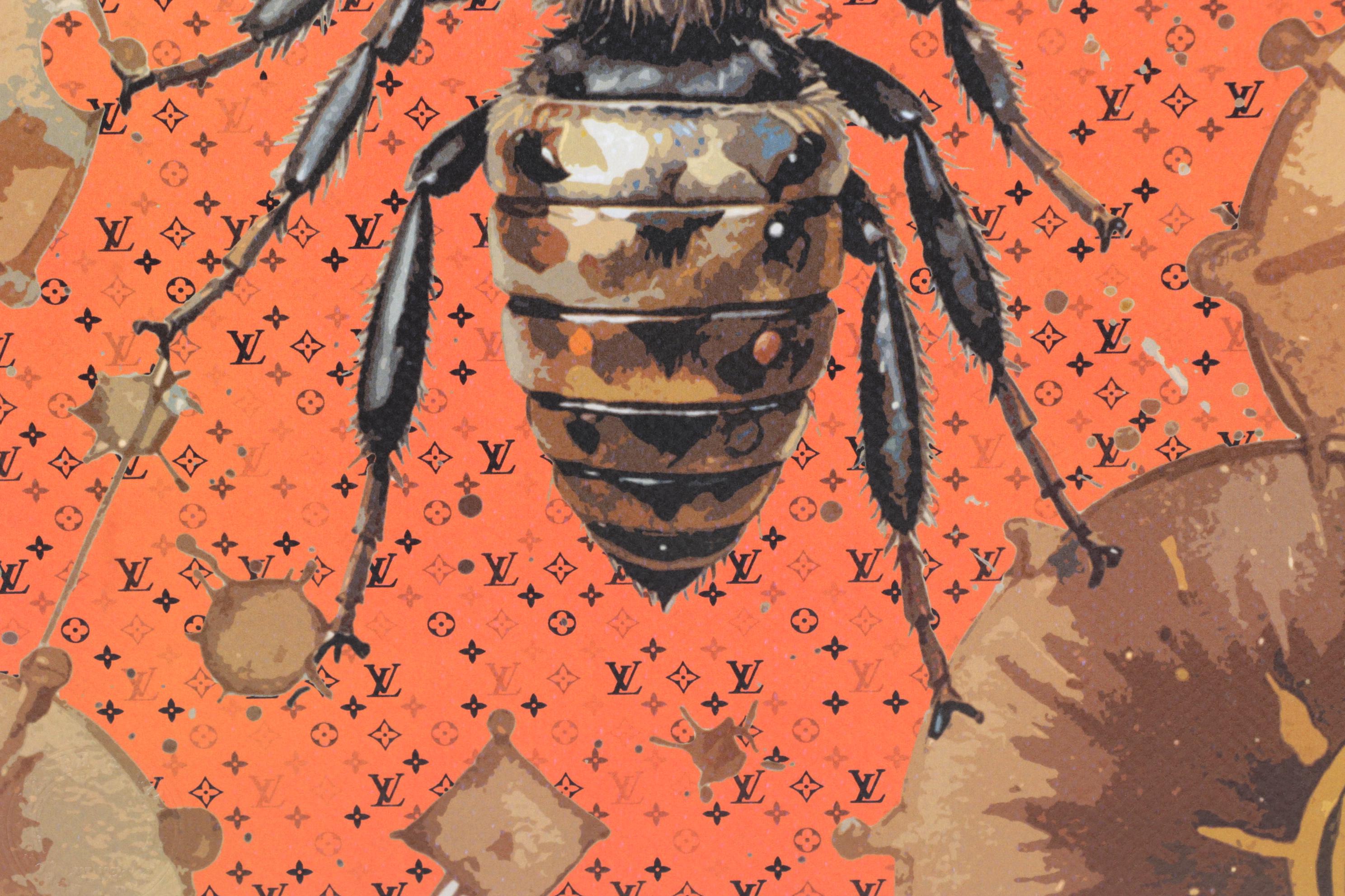 Death NYC Pop Art Graphic Print Homage to Louis Vuitton, 2023