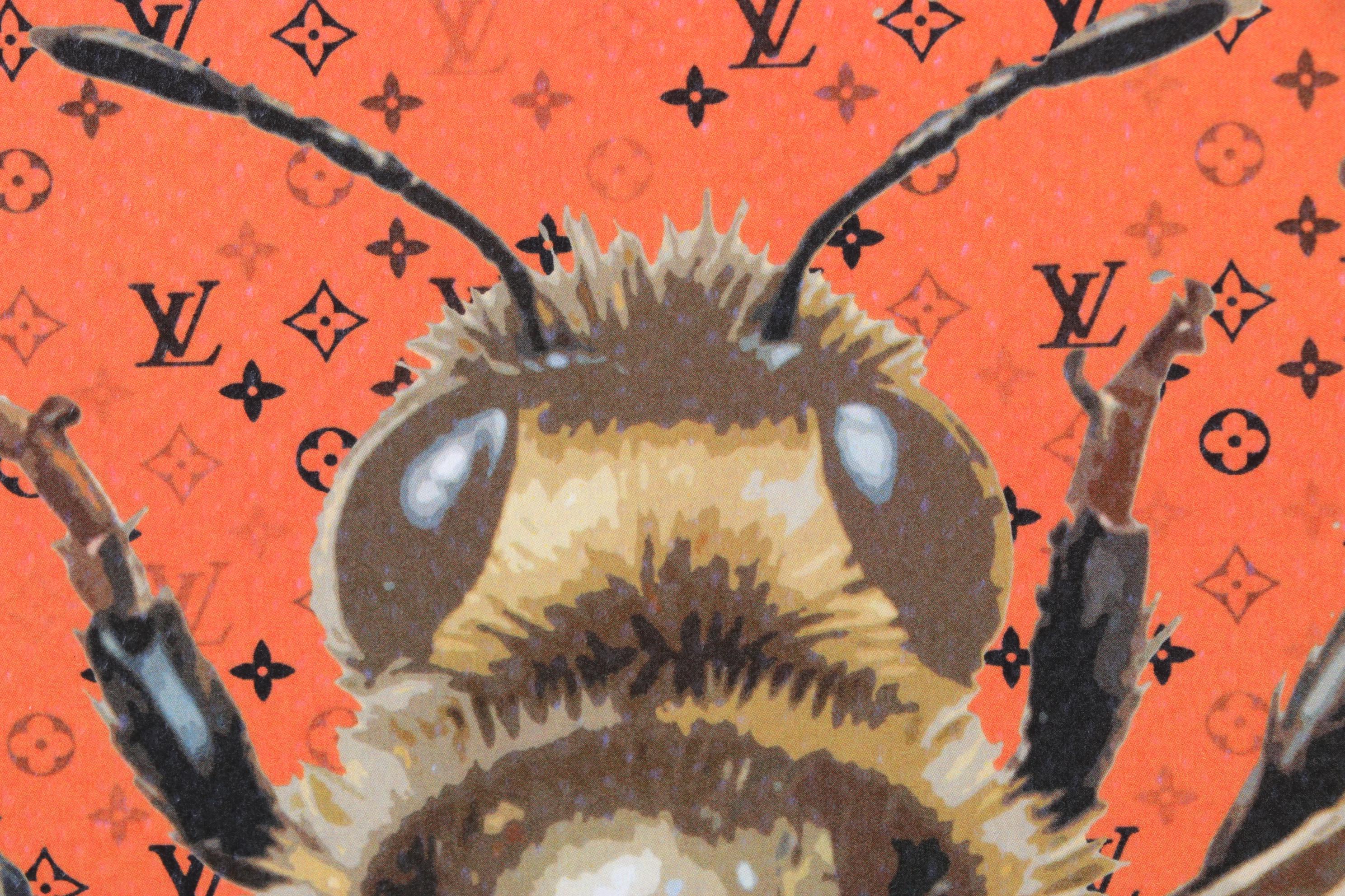 Death NYC Pop Art Graphic Print Homage to Louis Vuitton, 2023