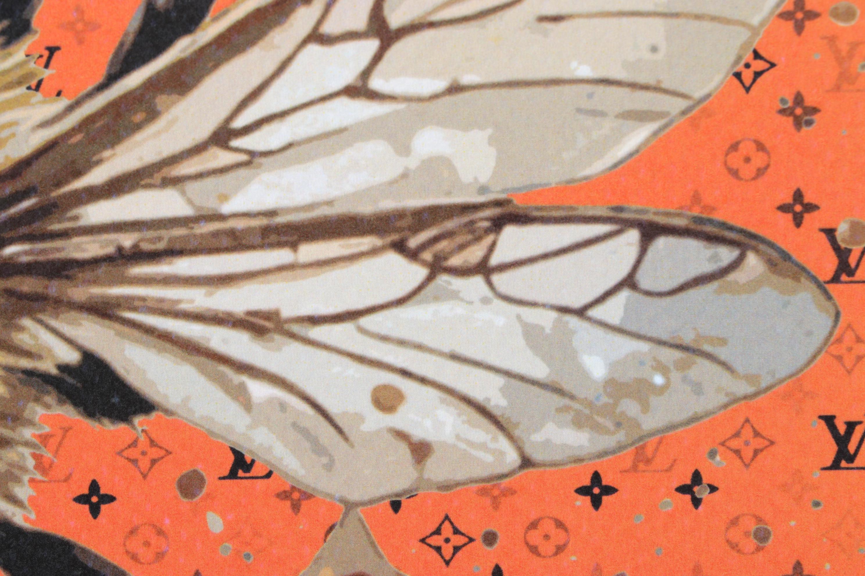 Death NYC Pop Art Graphic Print Homage to Louis Vuitton, 2023