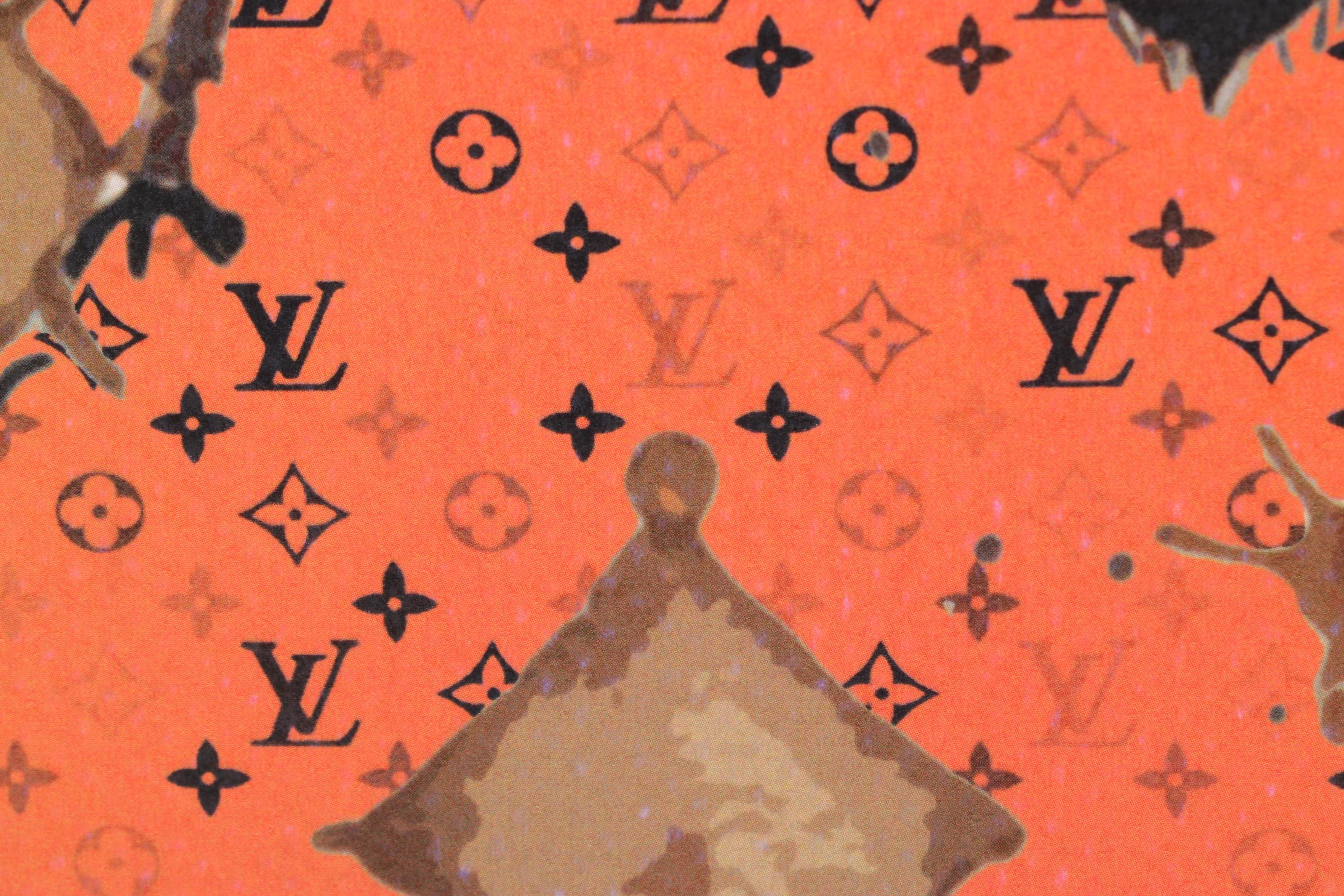 Death NYC Pop Art Graphic Print Homage to Louis Vuitton, 2023