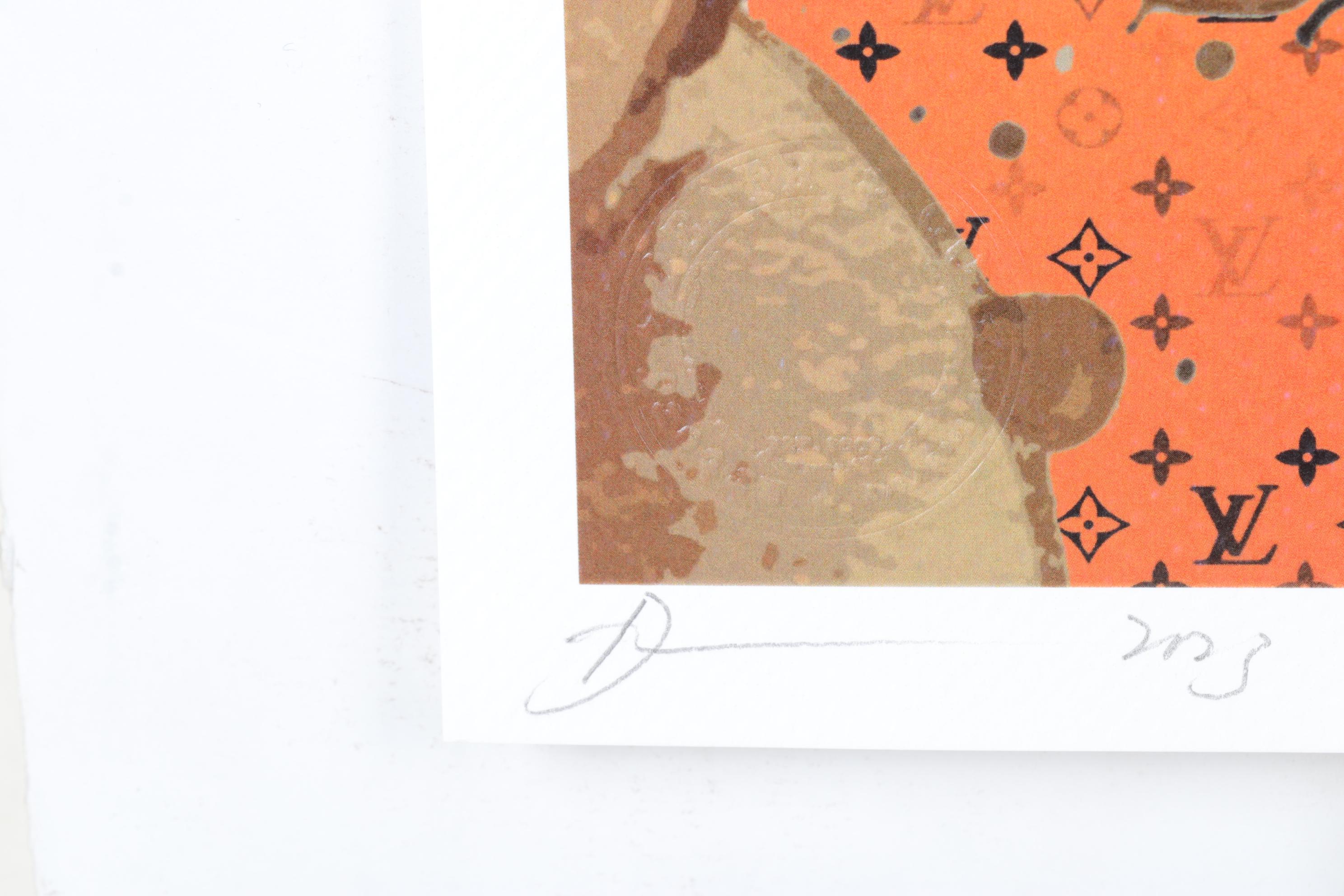 Death NYC Pop Art Graphic Print Homage to Louis Vuitton, 2023