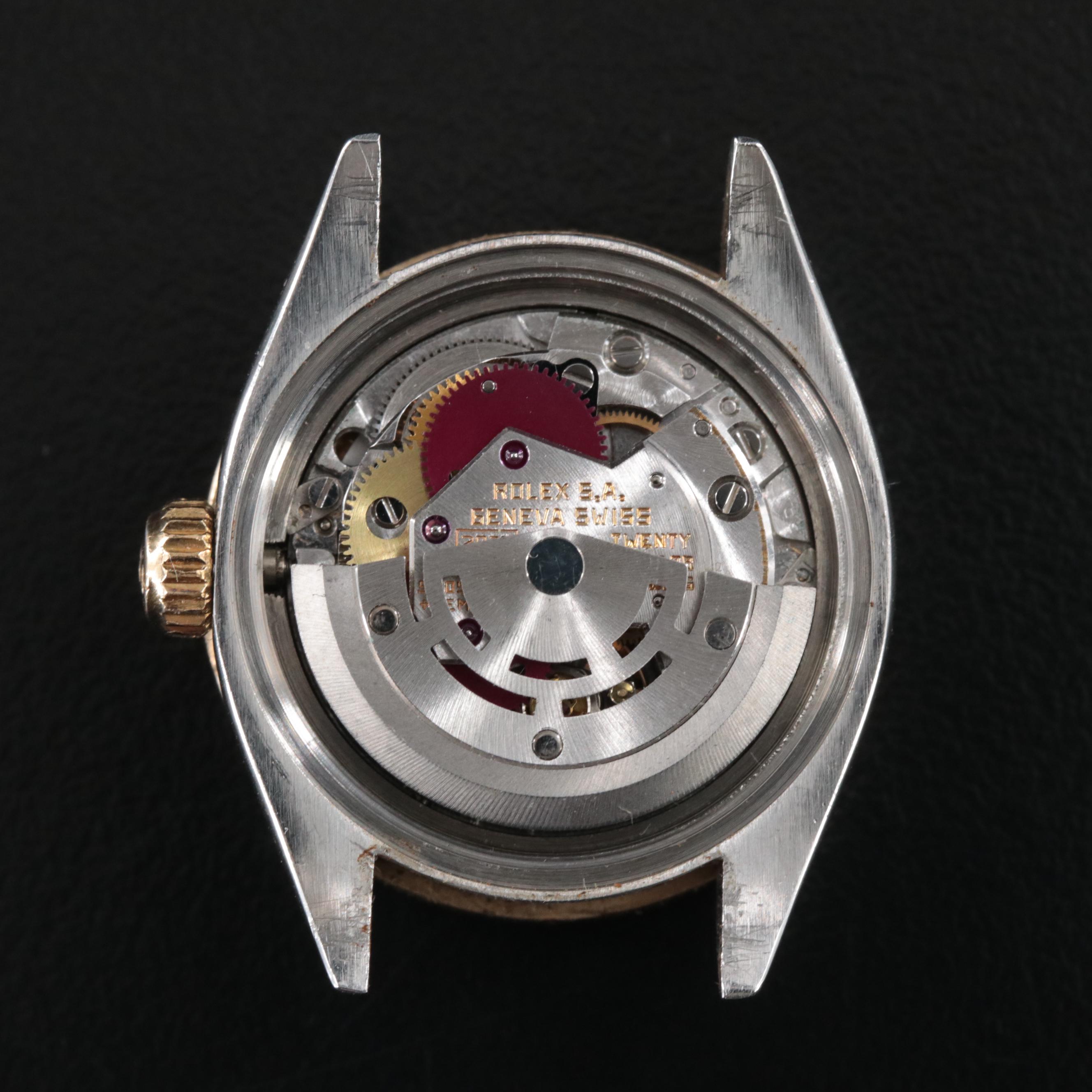 Rolex Datejust 6917 Custom Diamond Dial & Bezel Two-Tone Watch