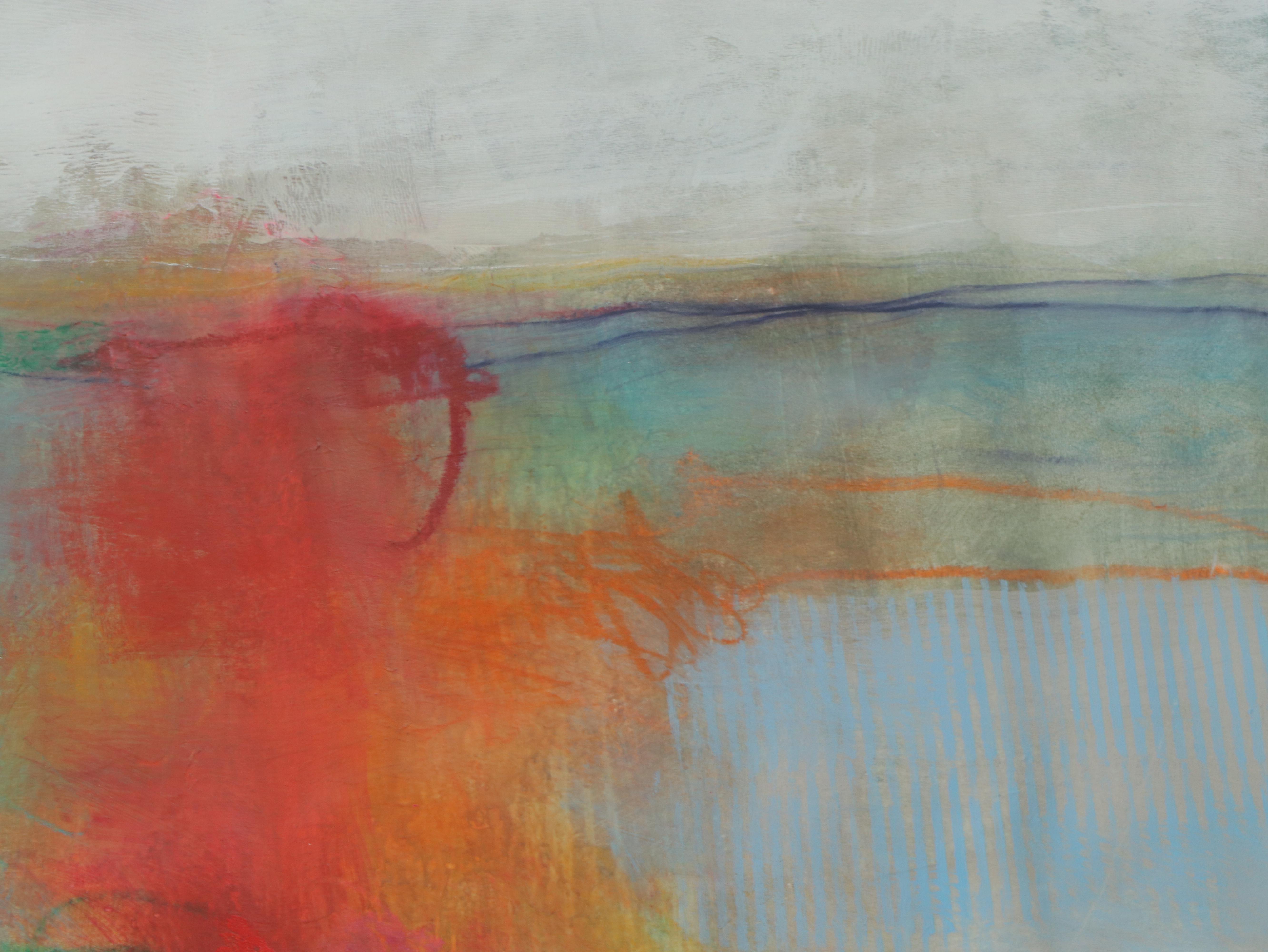 Ursula J. Brenner Large-Scale Abstract Mixed Media Painting, 21st Century