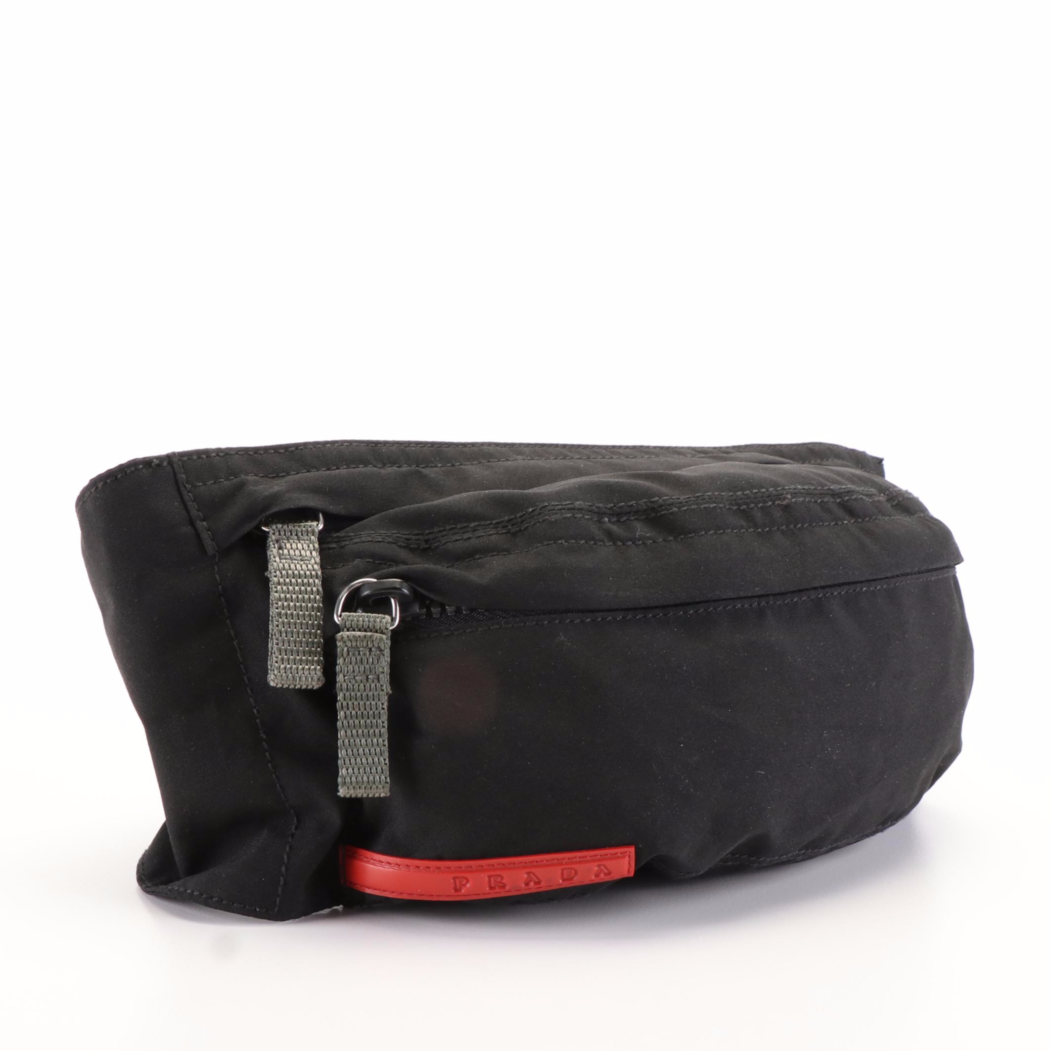 Prada Prada Sport Waist Bag in Black Polyester