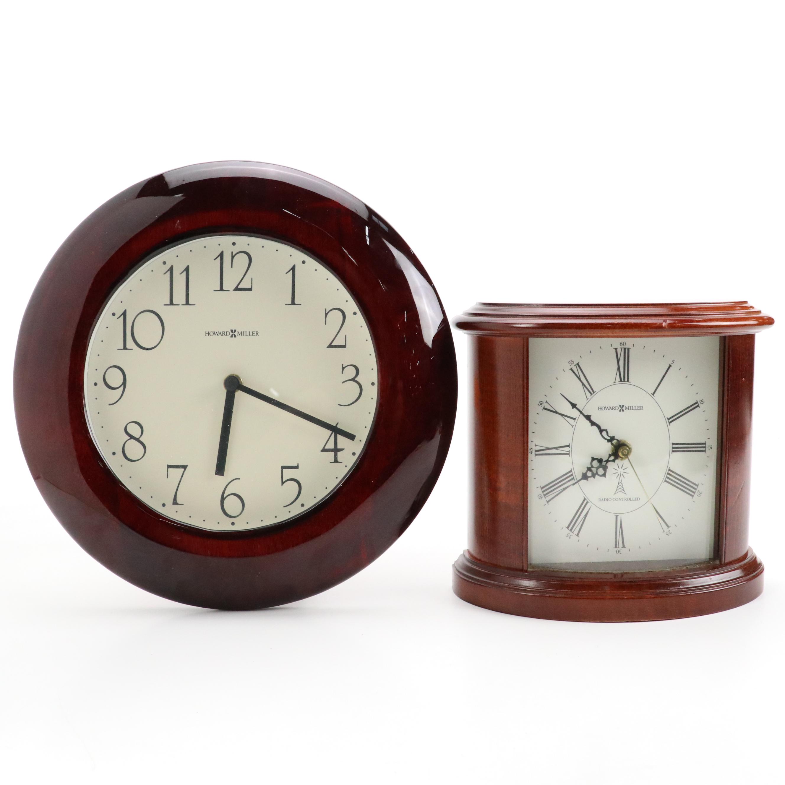 Howard Miller Mantel Clock and Wall Clock