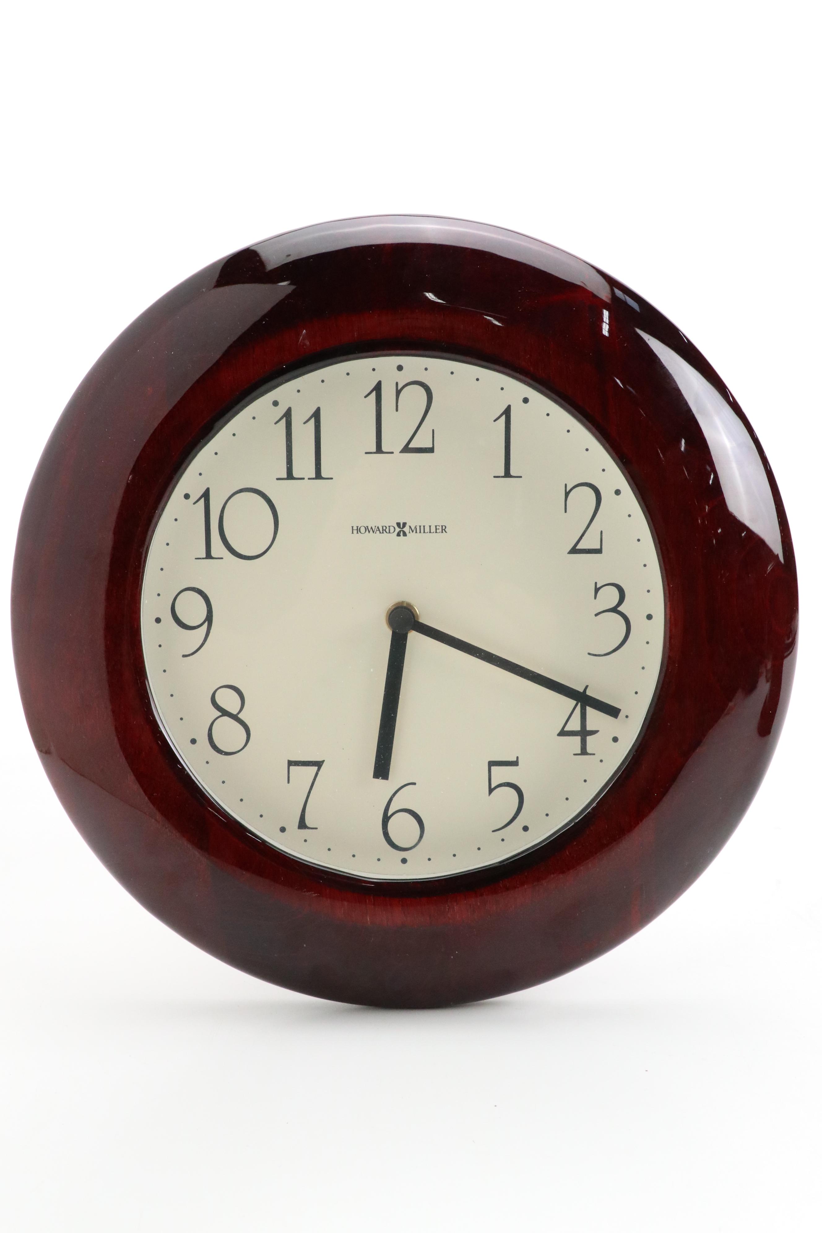 Howard Miller Mantel Clock and Wall Clock