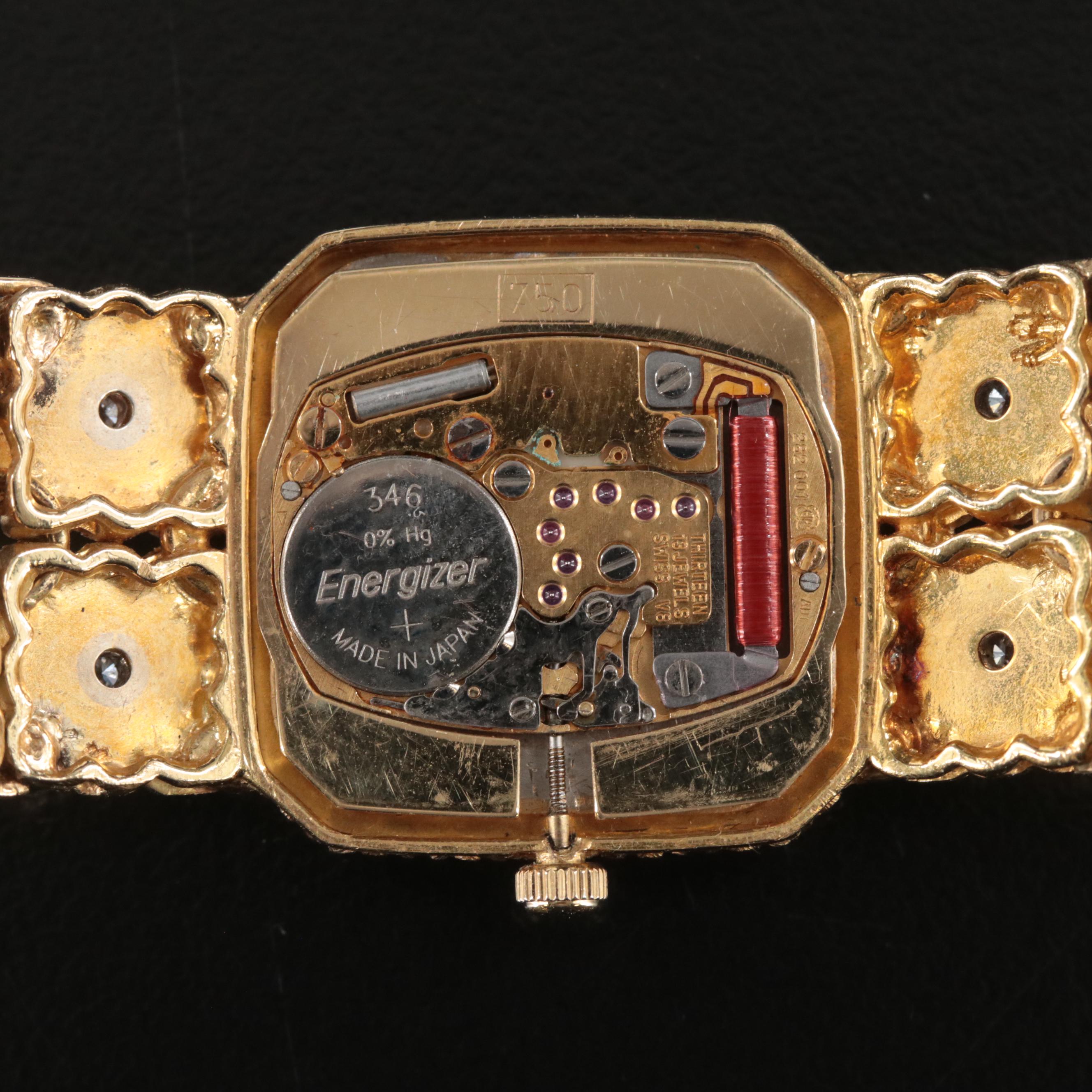 18K Gianmaria Buccellati Diamond Quartz Watch