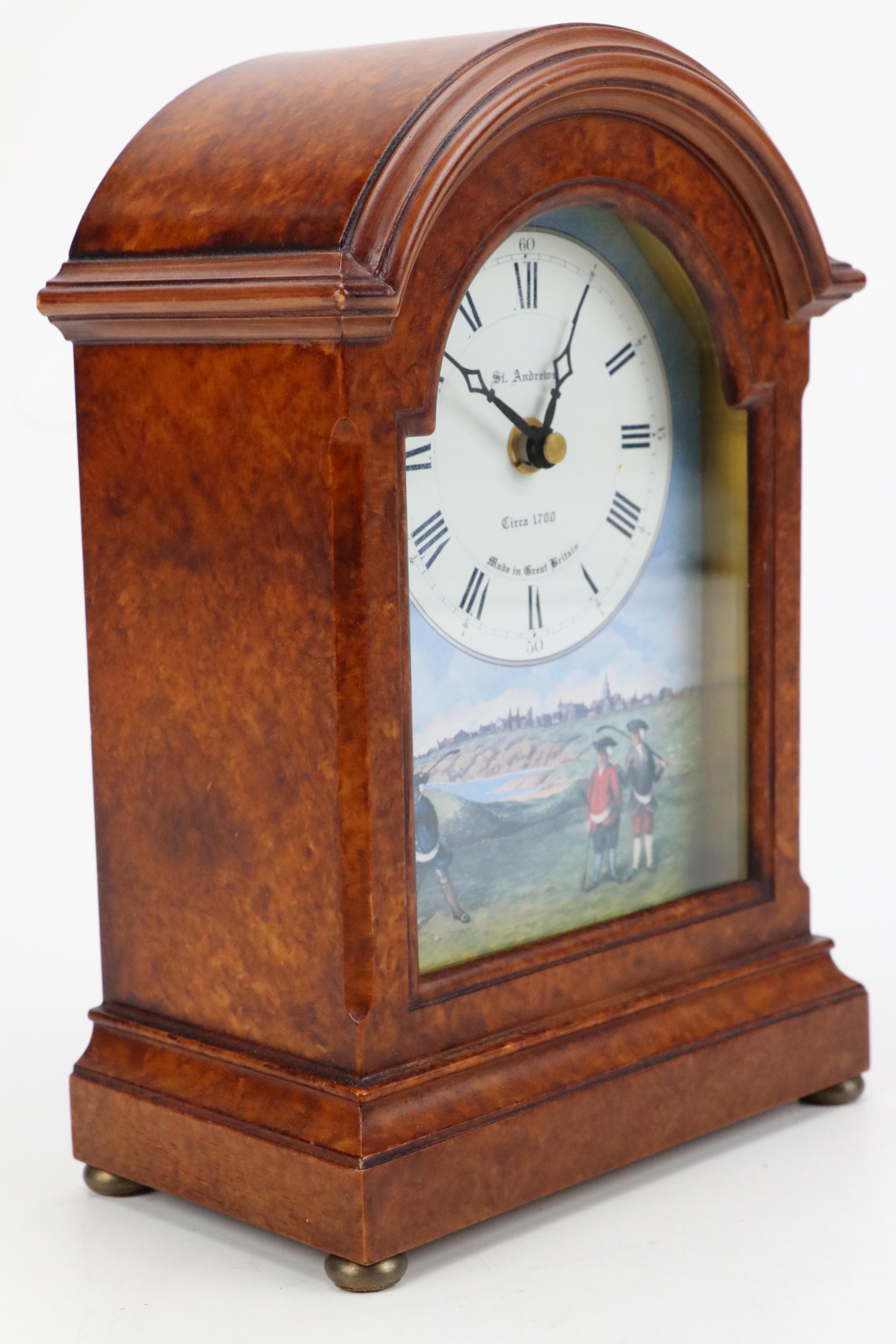 Ingraham "Kitchenette" Mantel Clock with Other Mantel Clock