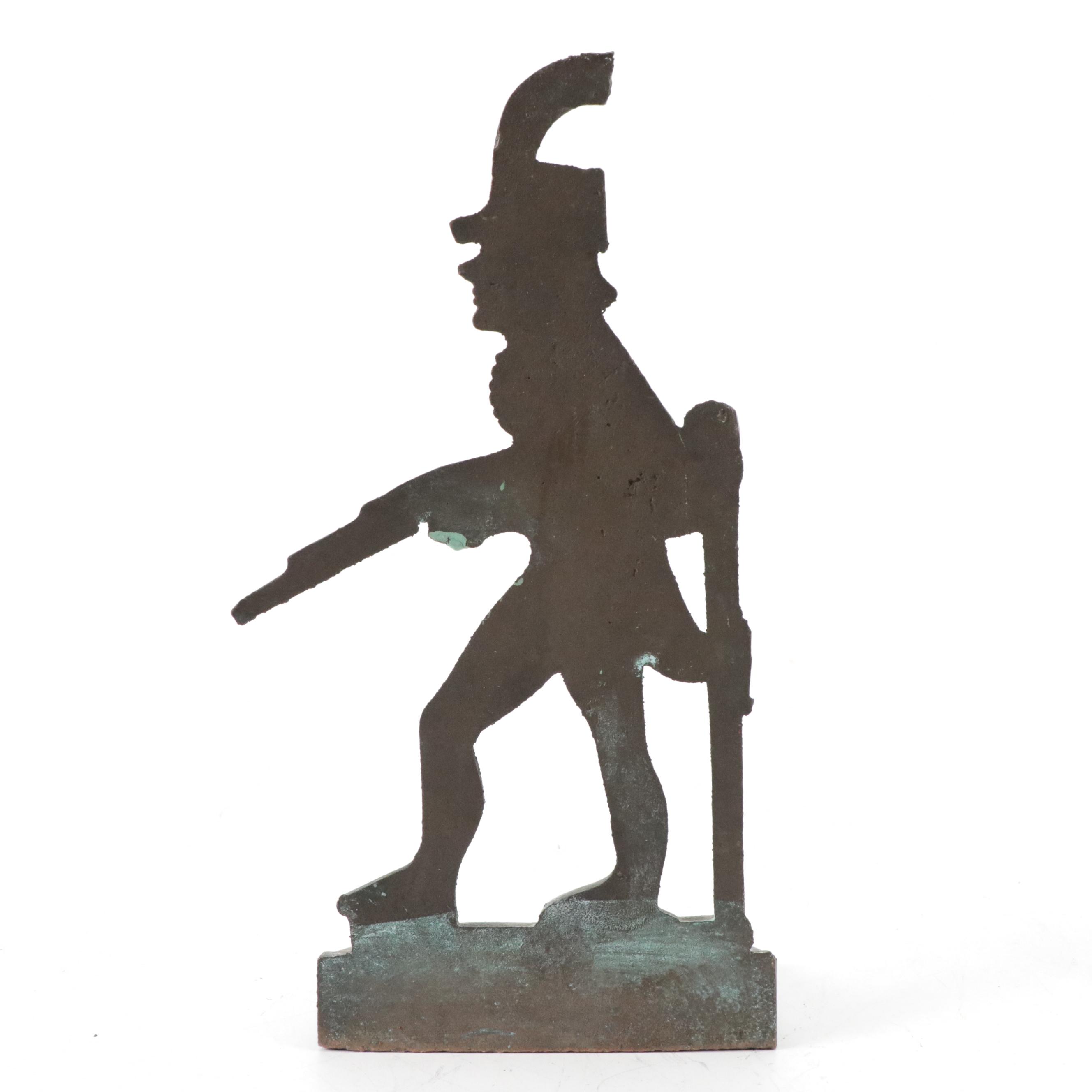 Cast Metal Little Heiskell Doorstop with Fort Snelling Figurine