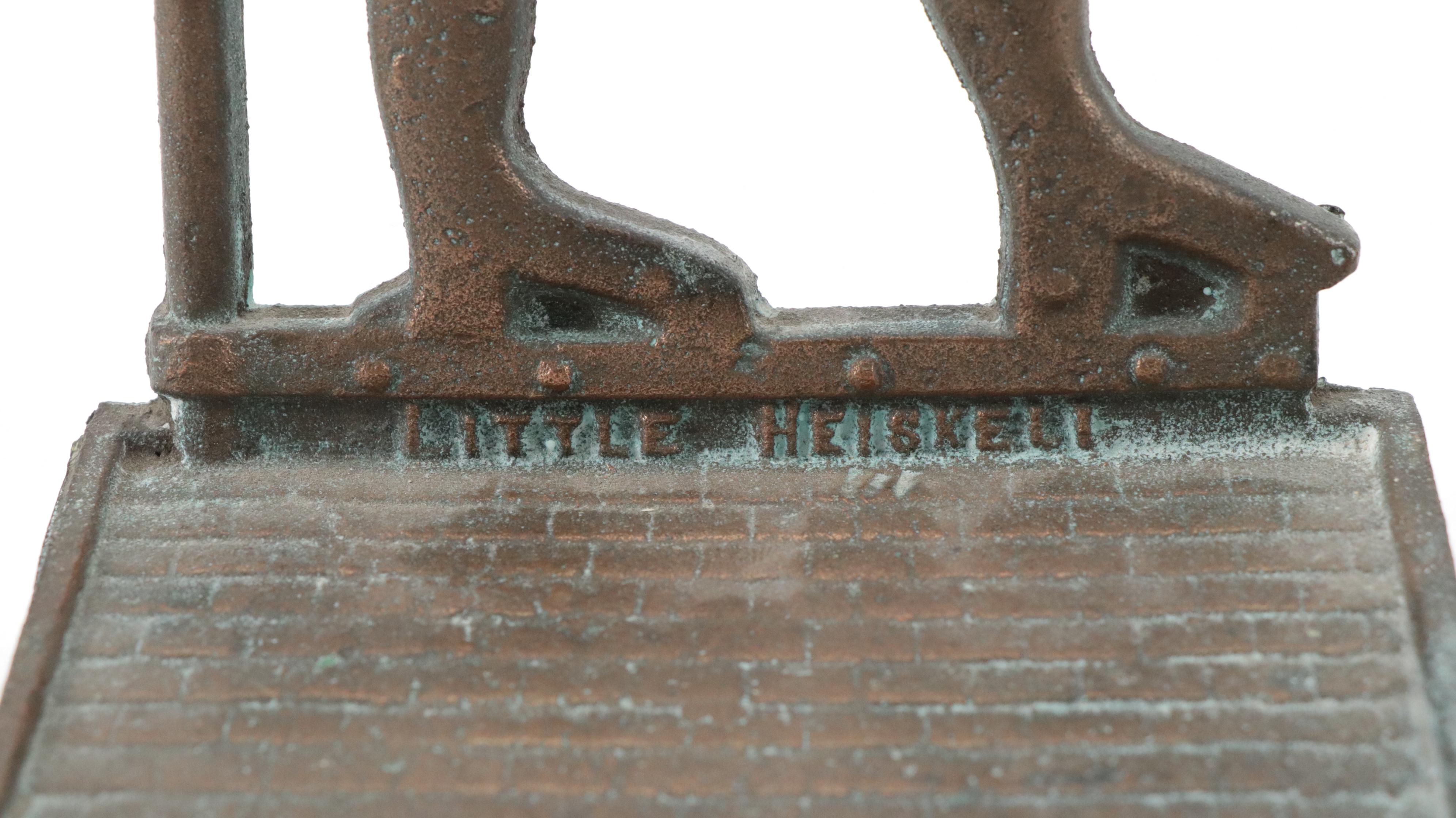 Cast Metal Little Heiskell Doorstop with Fort Snelling Figurine