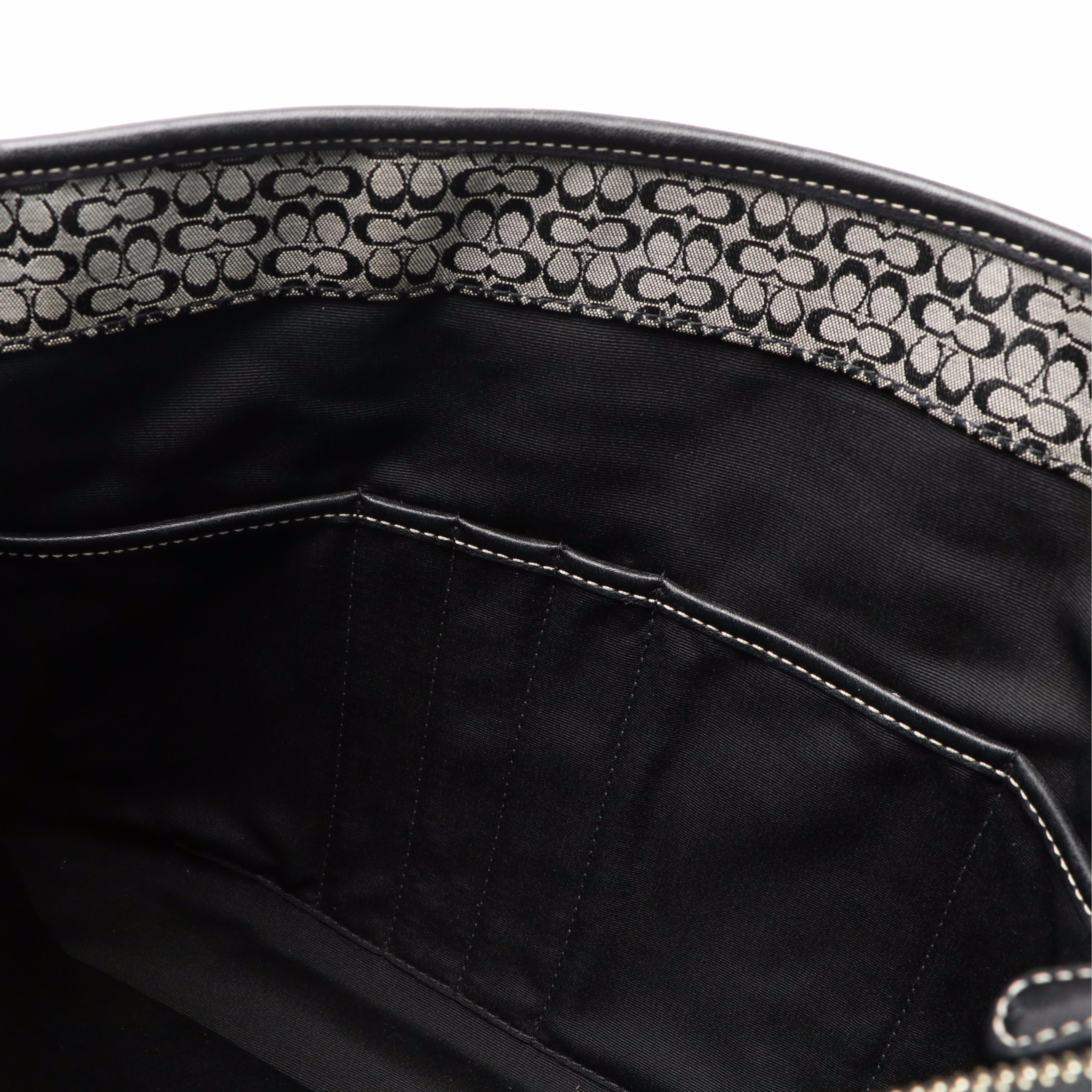 Coach Signature Canvas Business Satchel Tote