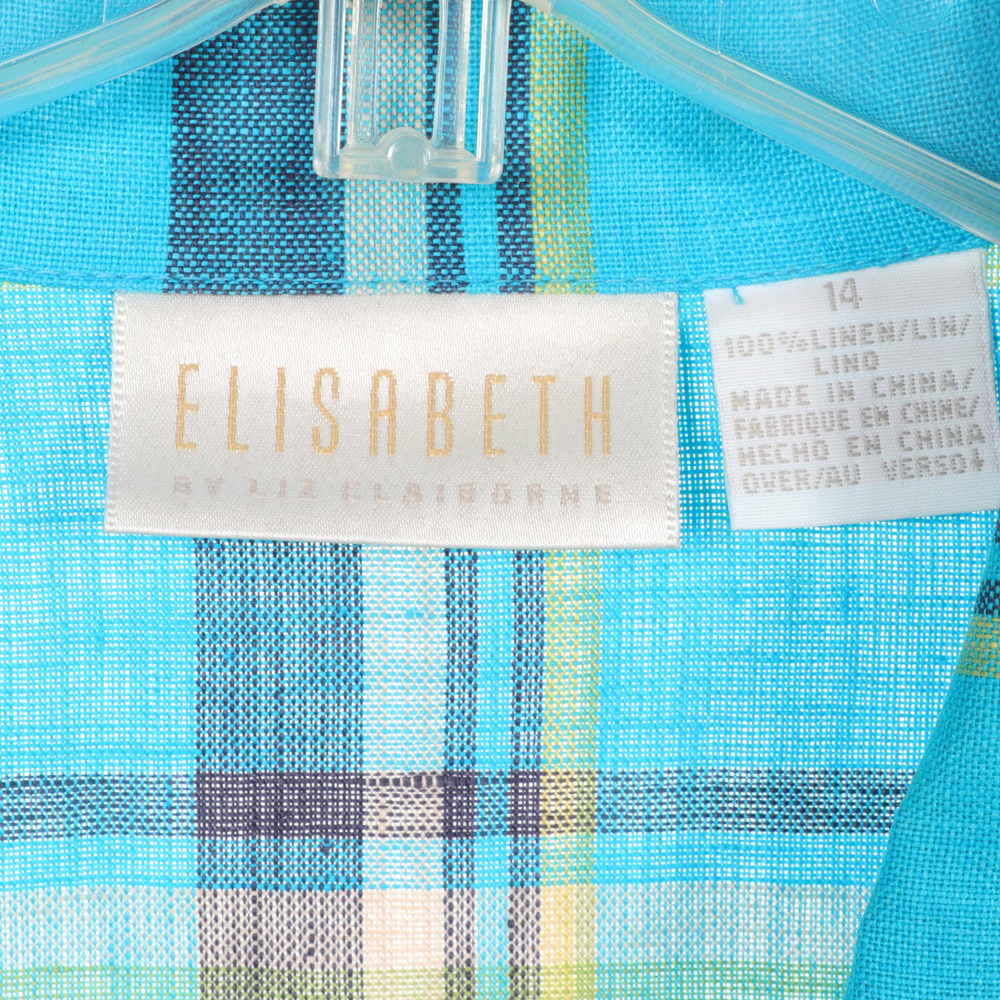 Liz Claiborne, Talbots, and Ralph Lauren Linen Blend Shirt, Pants, and Jackets