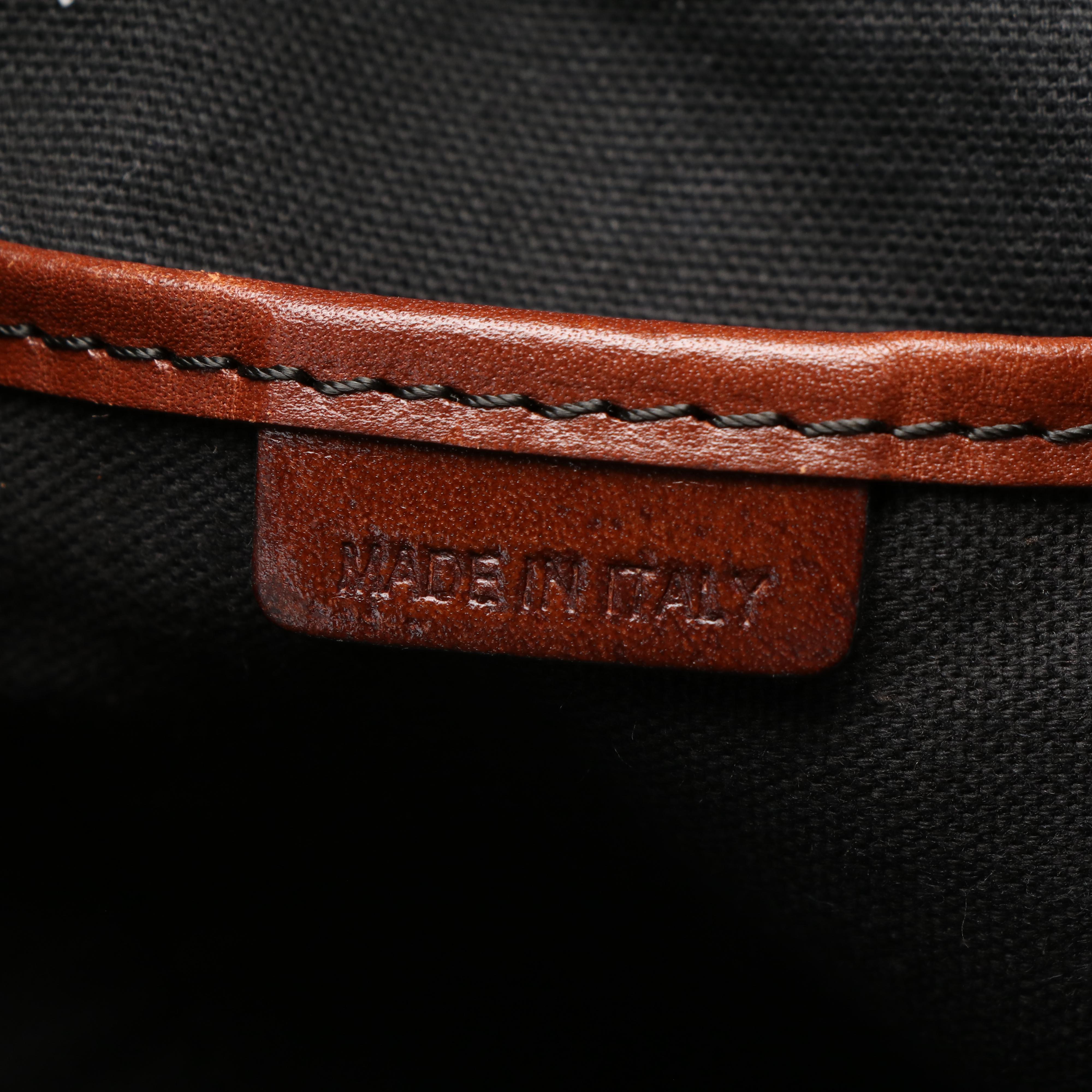 Burberry House Check Canterbury Brown Canvas and Leather Handbag