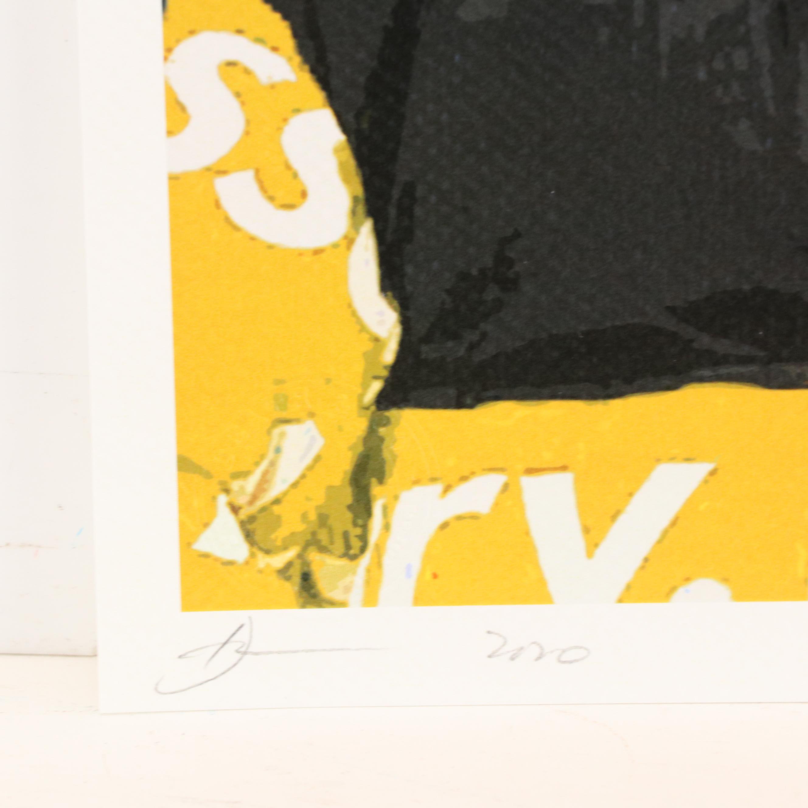 Death NYC Graphic Digital Print Featuring Van Gogh, 21st Century