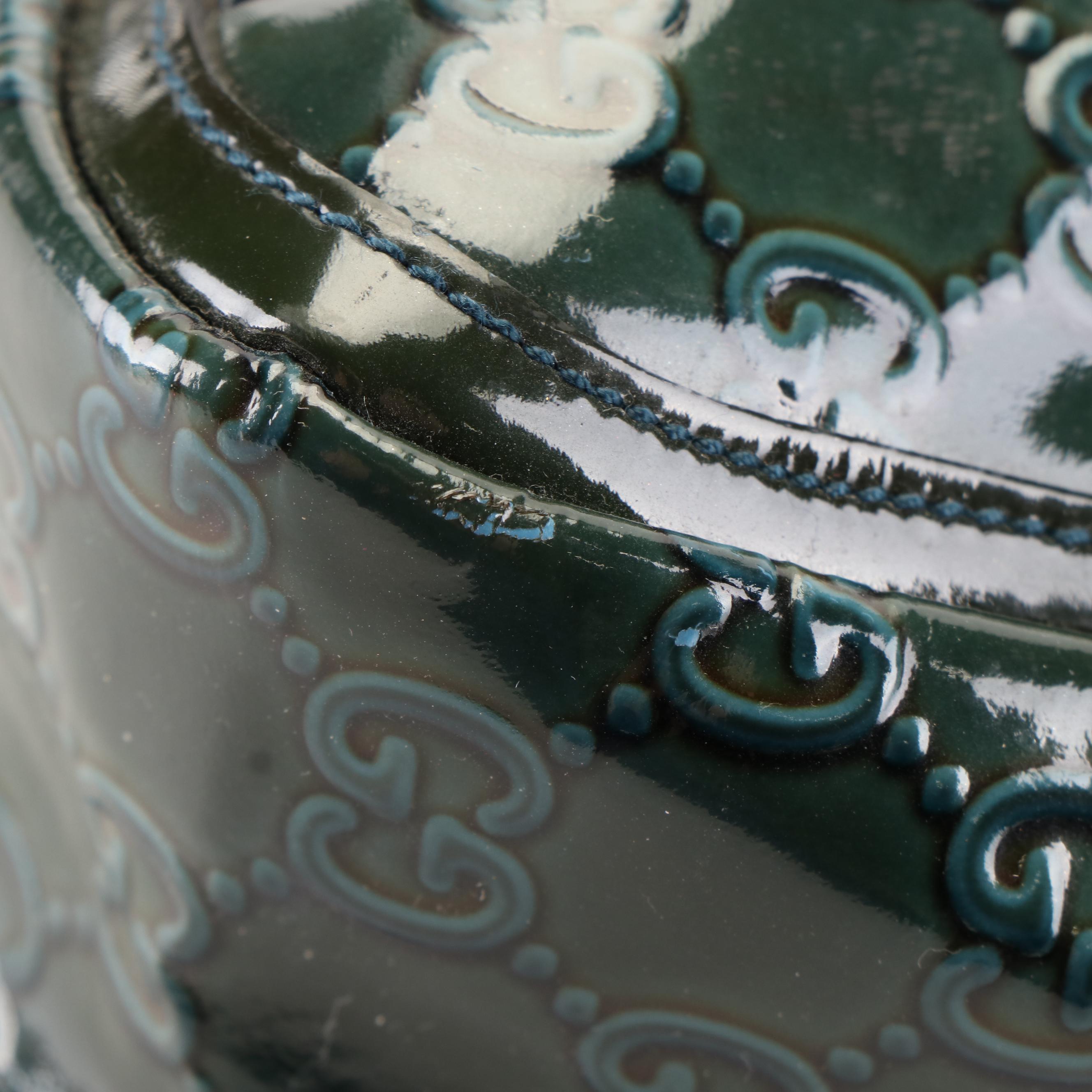 Gucci Dark Green Patent Leather Handbag