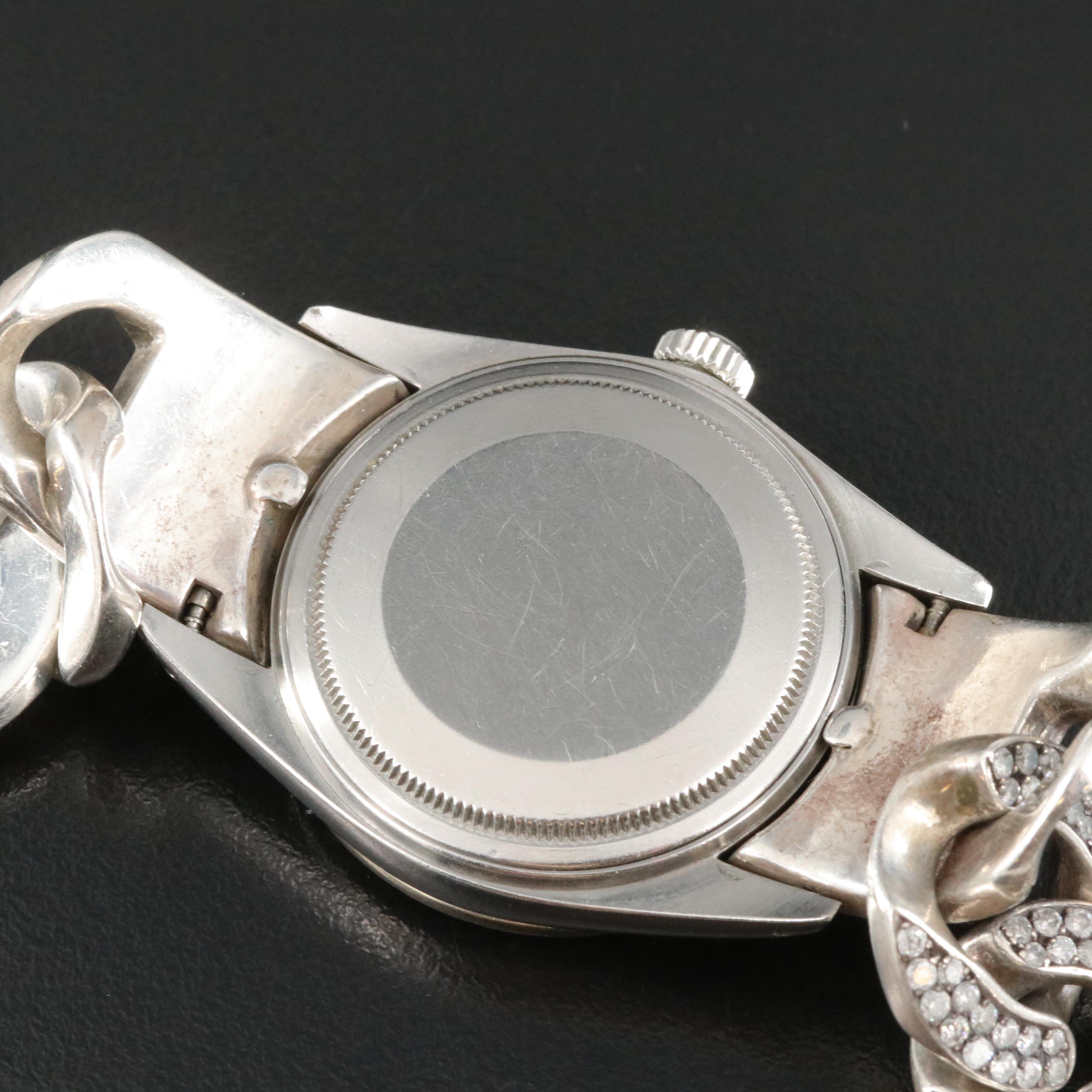 Rolex Datejust 16030 Custom 8.80 CTW Diamond Set Watch