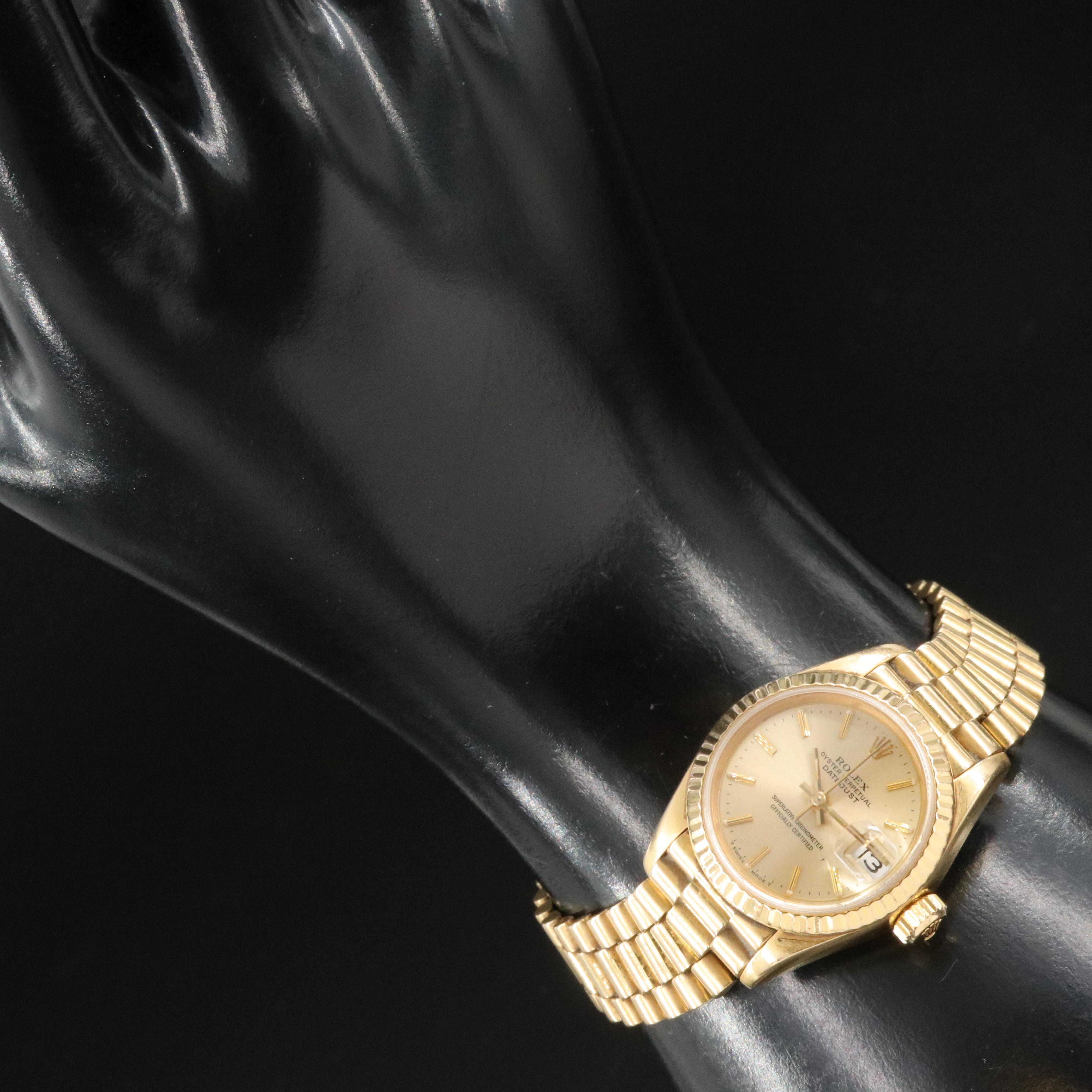 Rolex Datejust 69178 18K Gold Watch