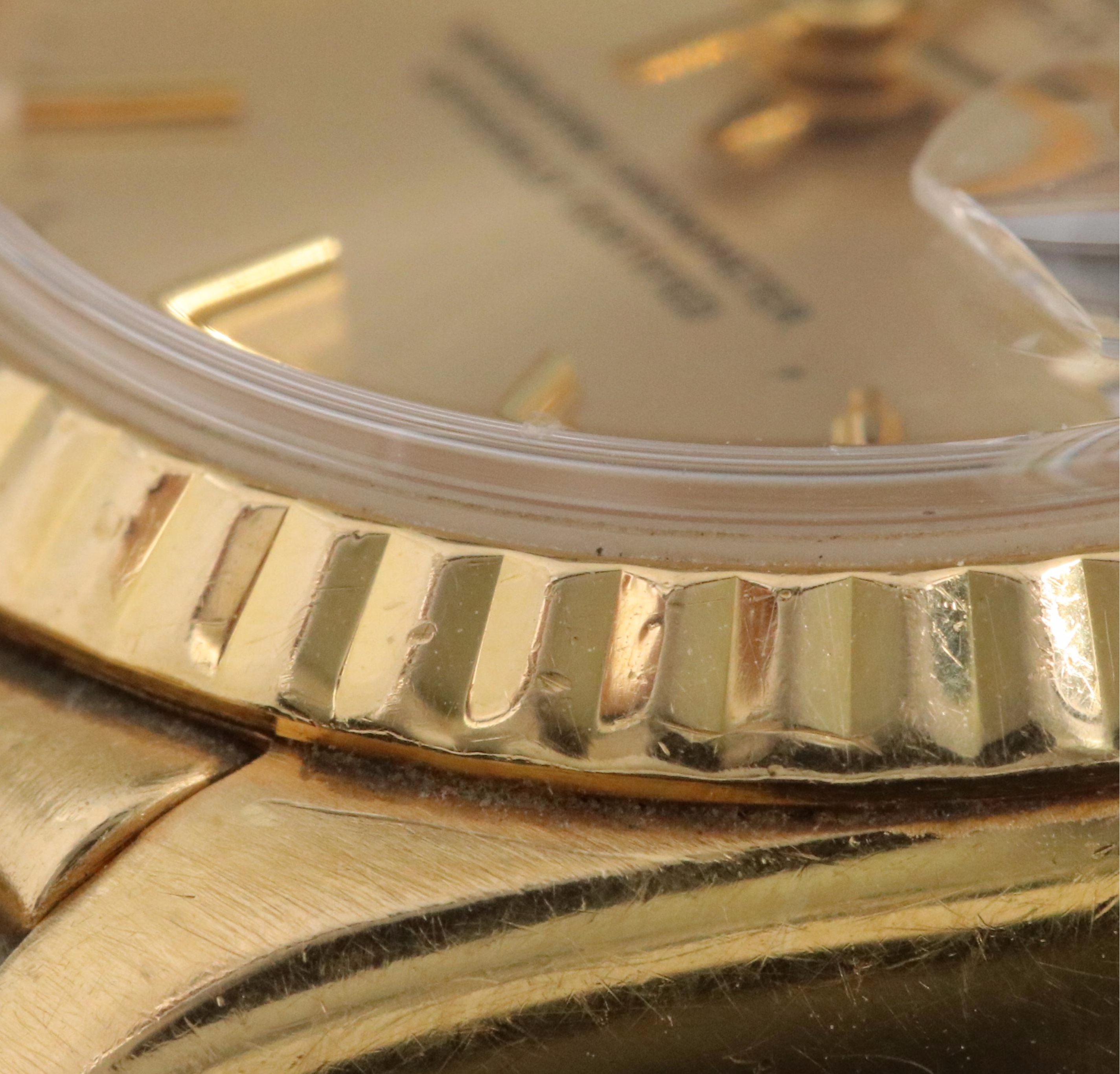 Rolex Datejust 69178 18K Gold Watch