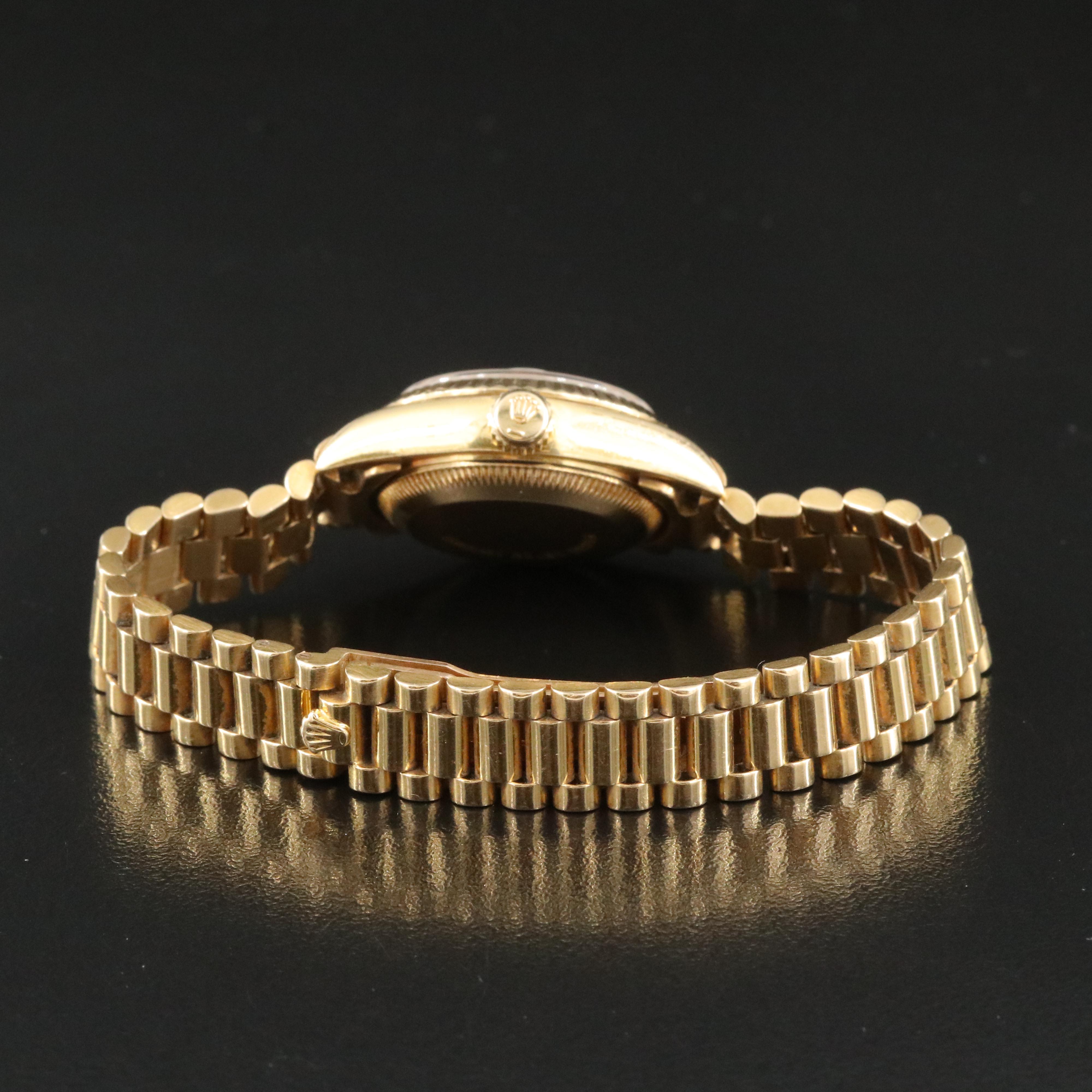 Rolex Datejust 69178 18K Gold Watch