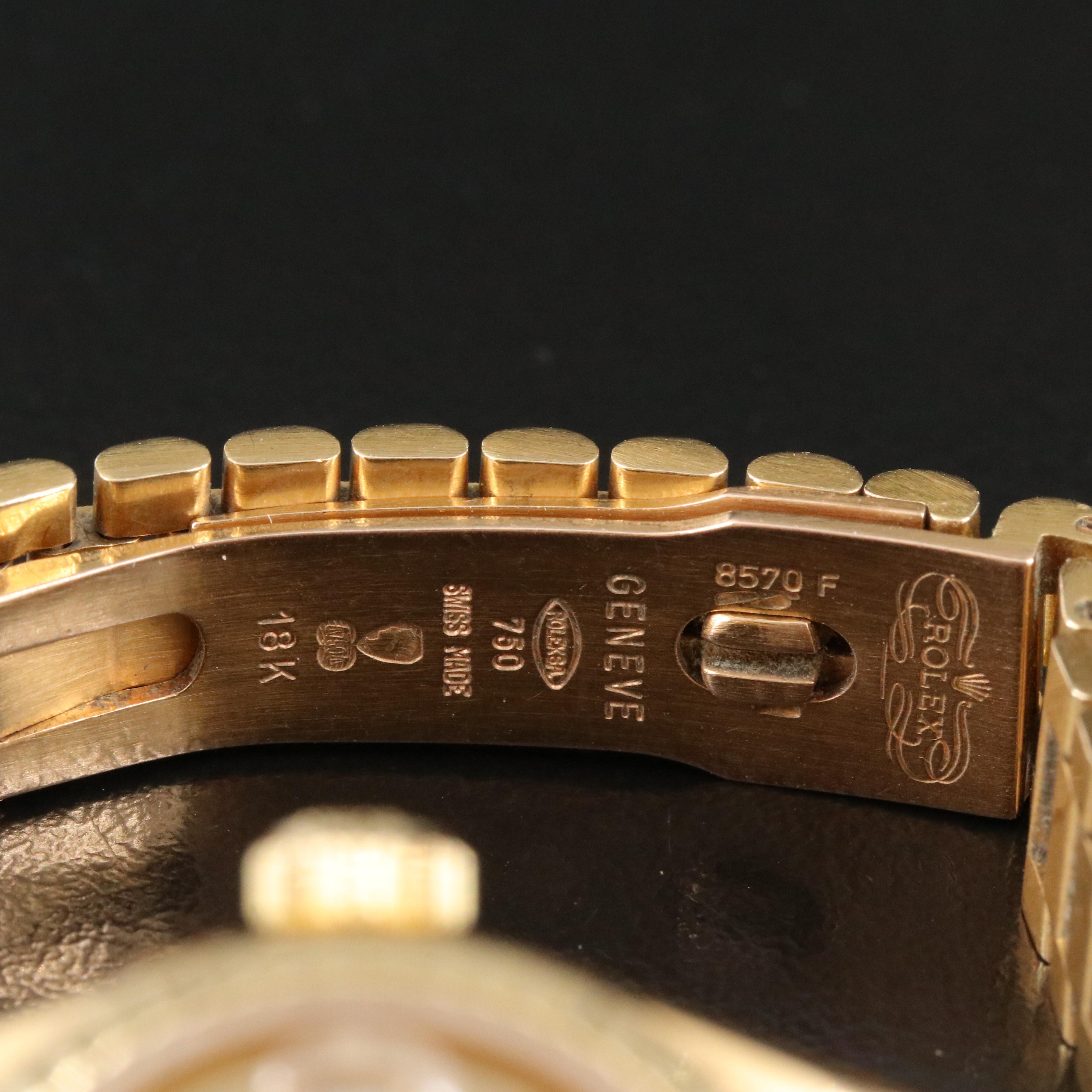 Rolex Datejust 69178 18K Gold Watch