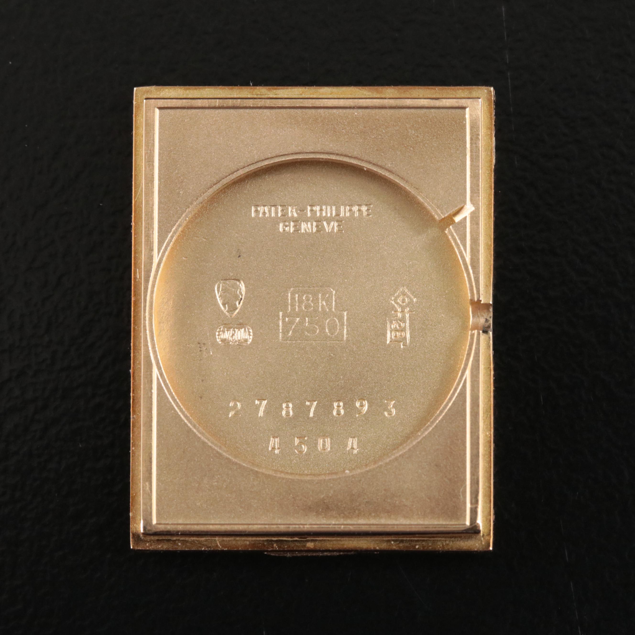 Patek Philippe Custom Diamond Set 18K Gold Watch