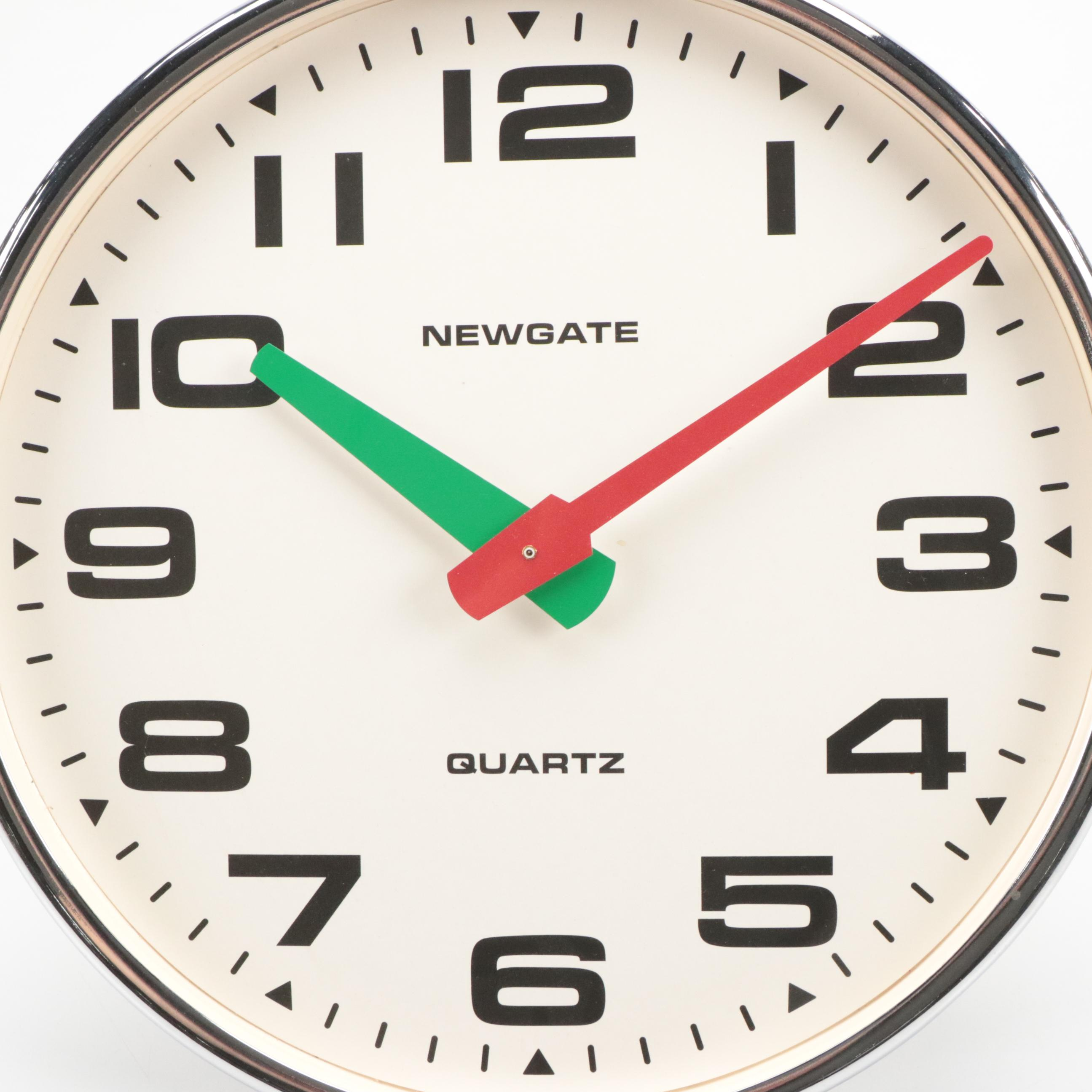 Newgate "Brixton" Metal Quartz Wall Clock