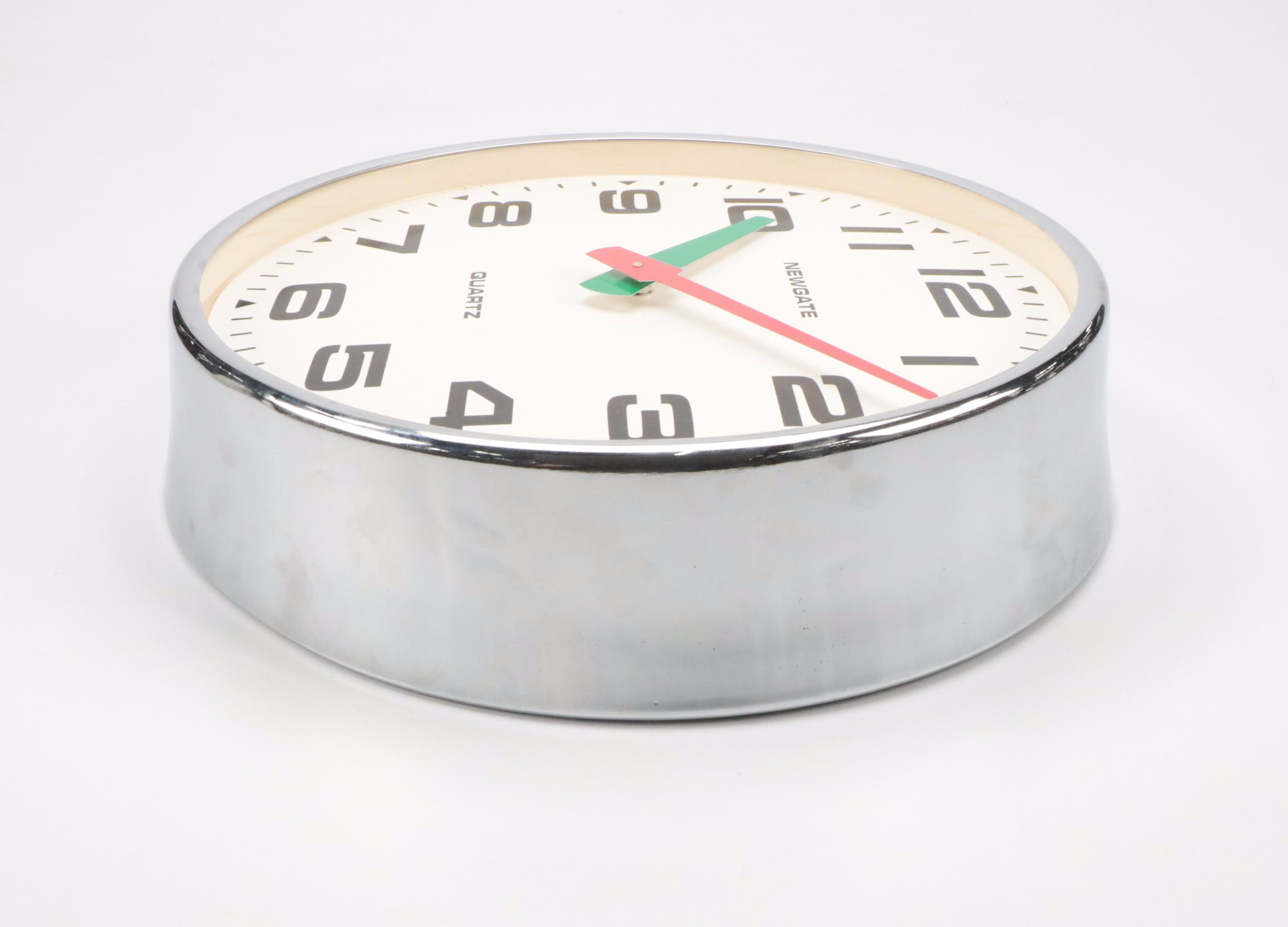 Newgate "Brixton" Metal Quartz Wall Clock