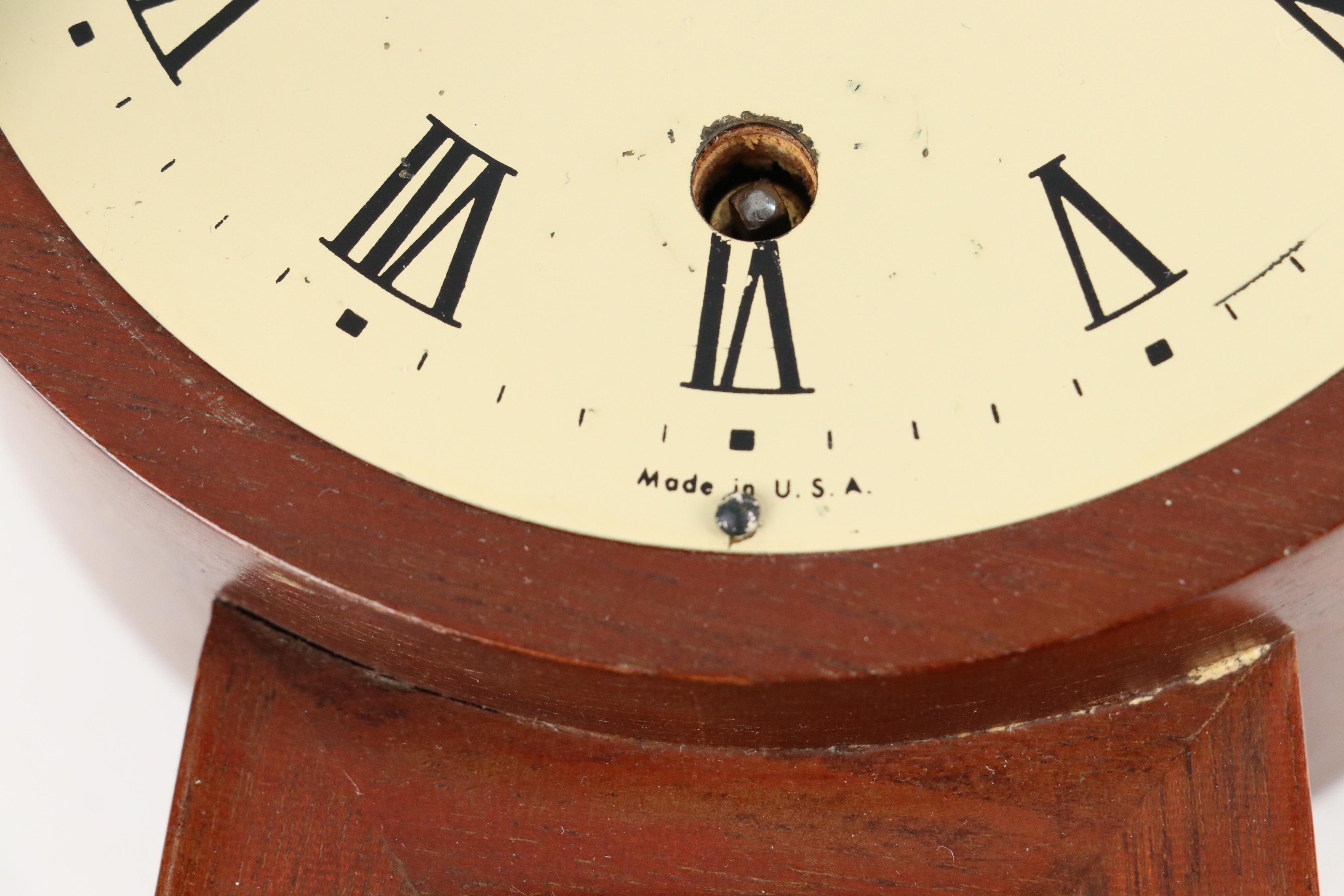 Herschede No. 160 8-Day Banjo Wall Clock, Mid-20th Century