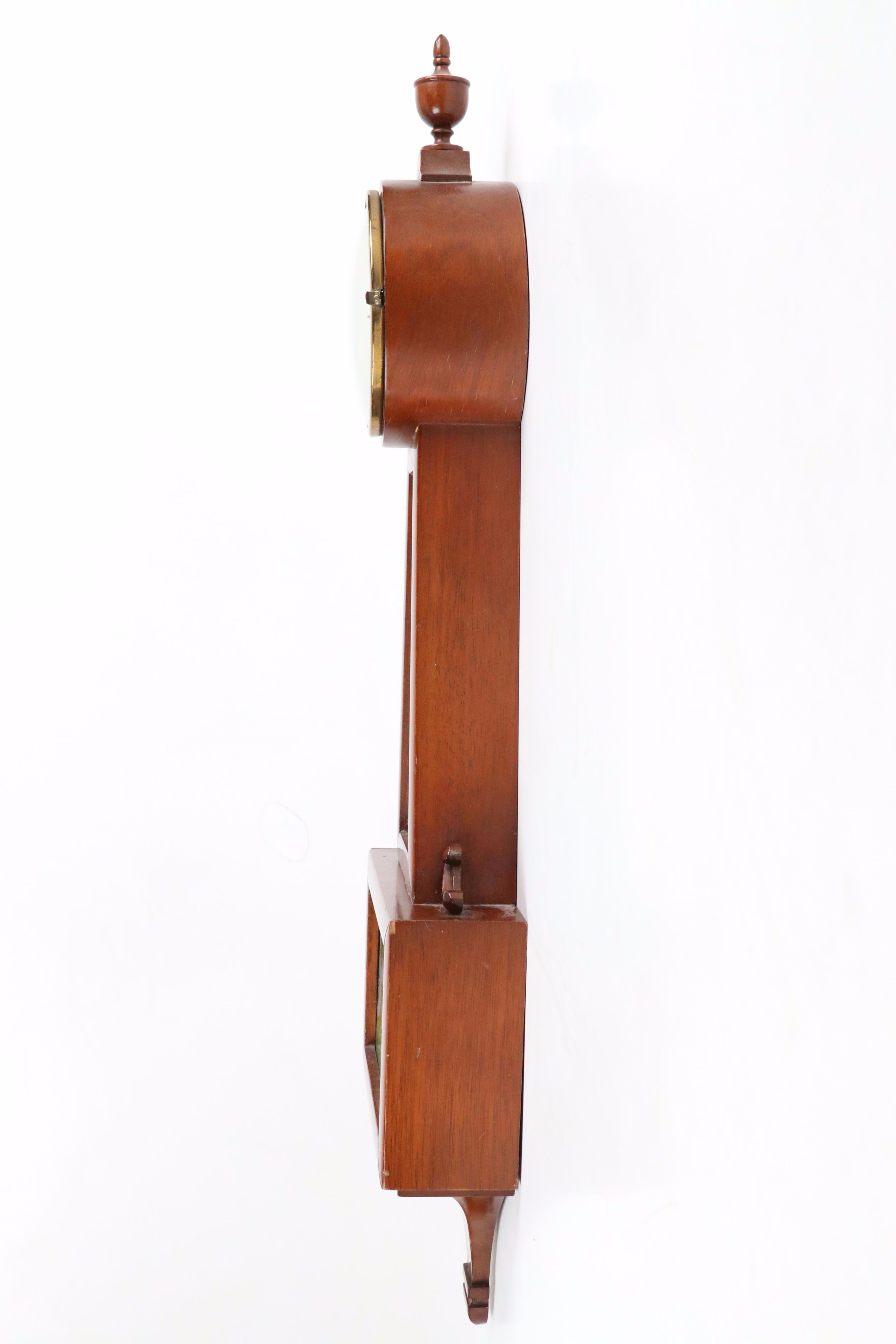 Herschede No. 160 8-Day Banjo Wall Clock, Mid-20th Century
