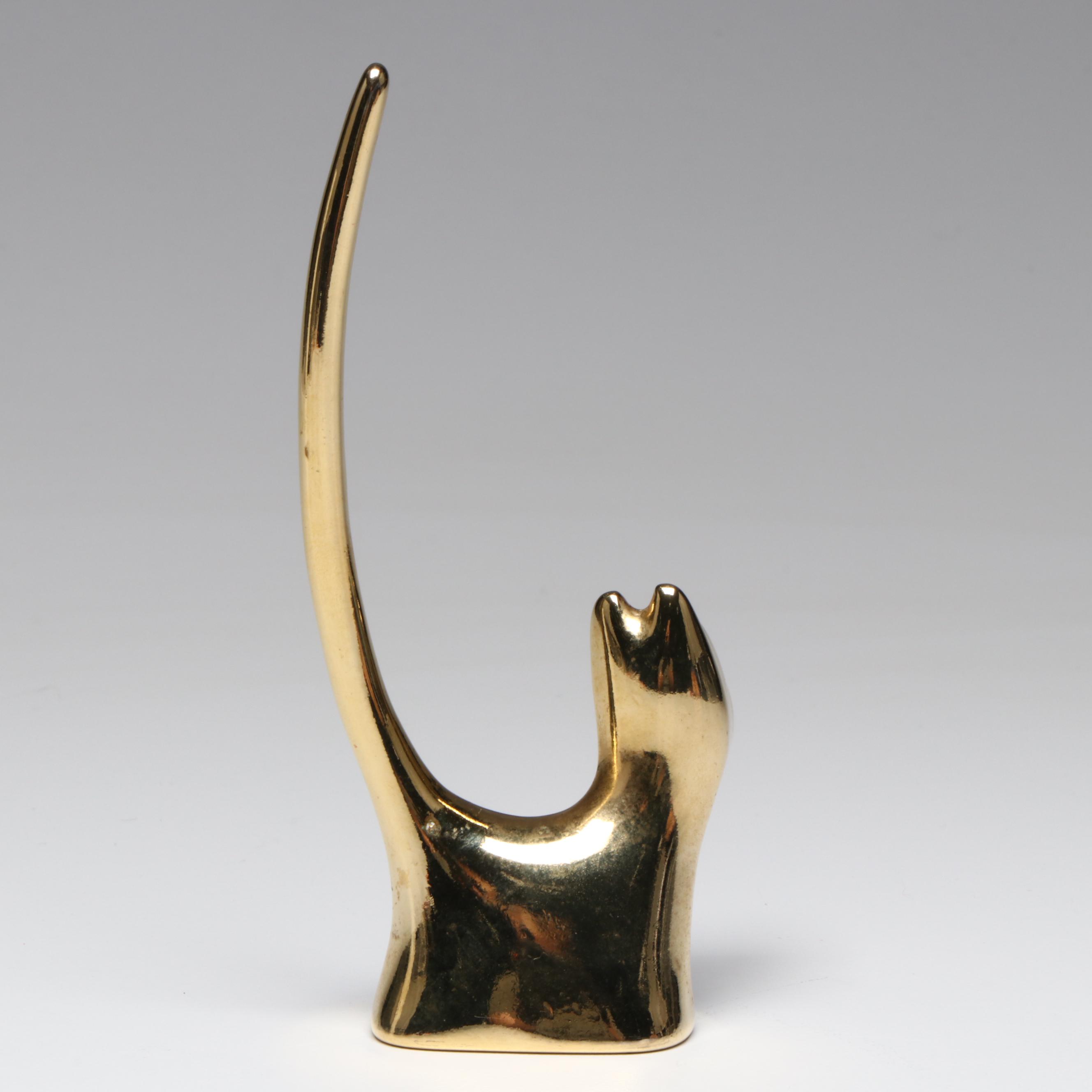 Candle Lamp Aroma Warmer with Acrylic Lincoln Penny Bookends and Ring Holder