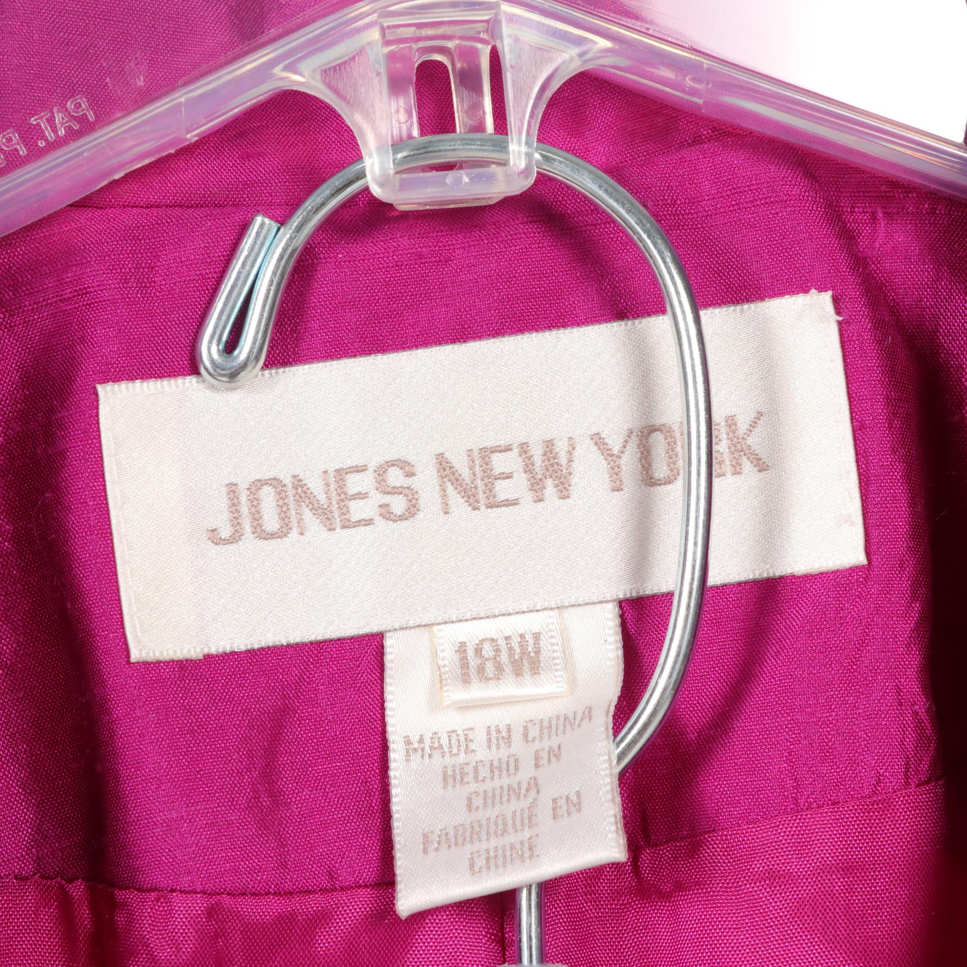Jones New York Magenta Blazer & Pant Set with Ralph Lauren Button Down & More