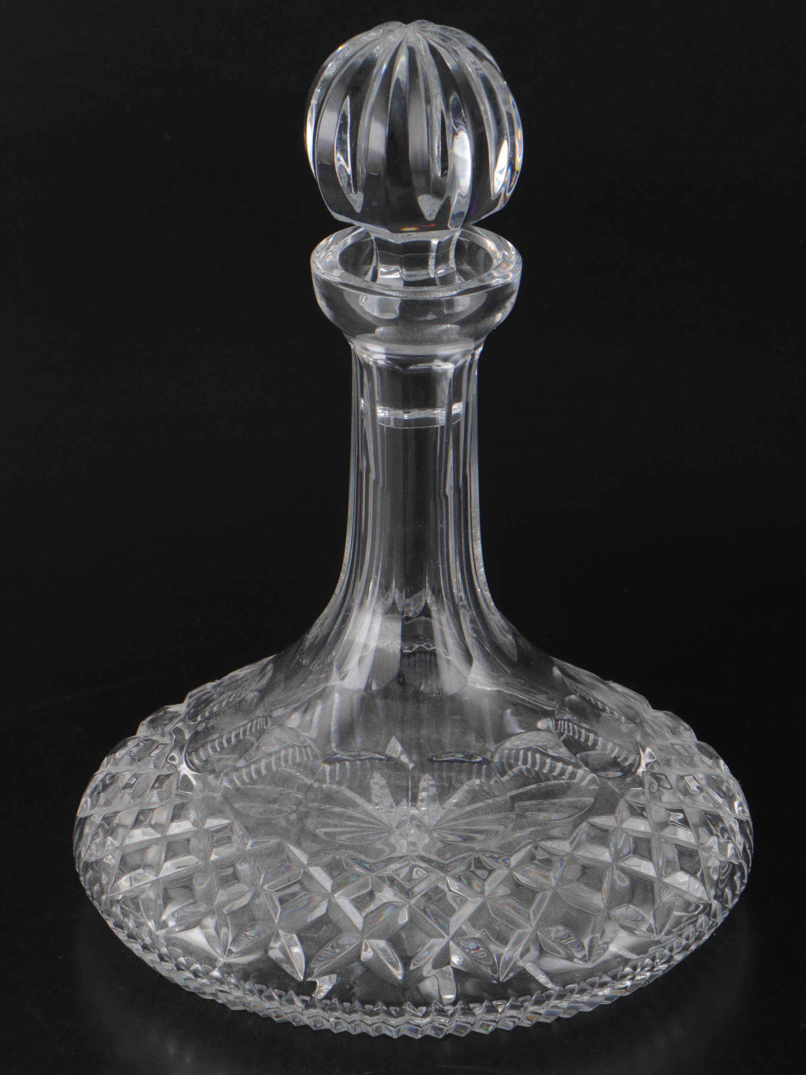 Waterford Criss Cross Pattern Crystal Lowball Glasses with More