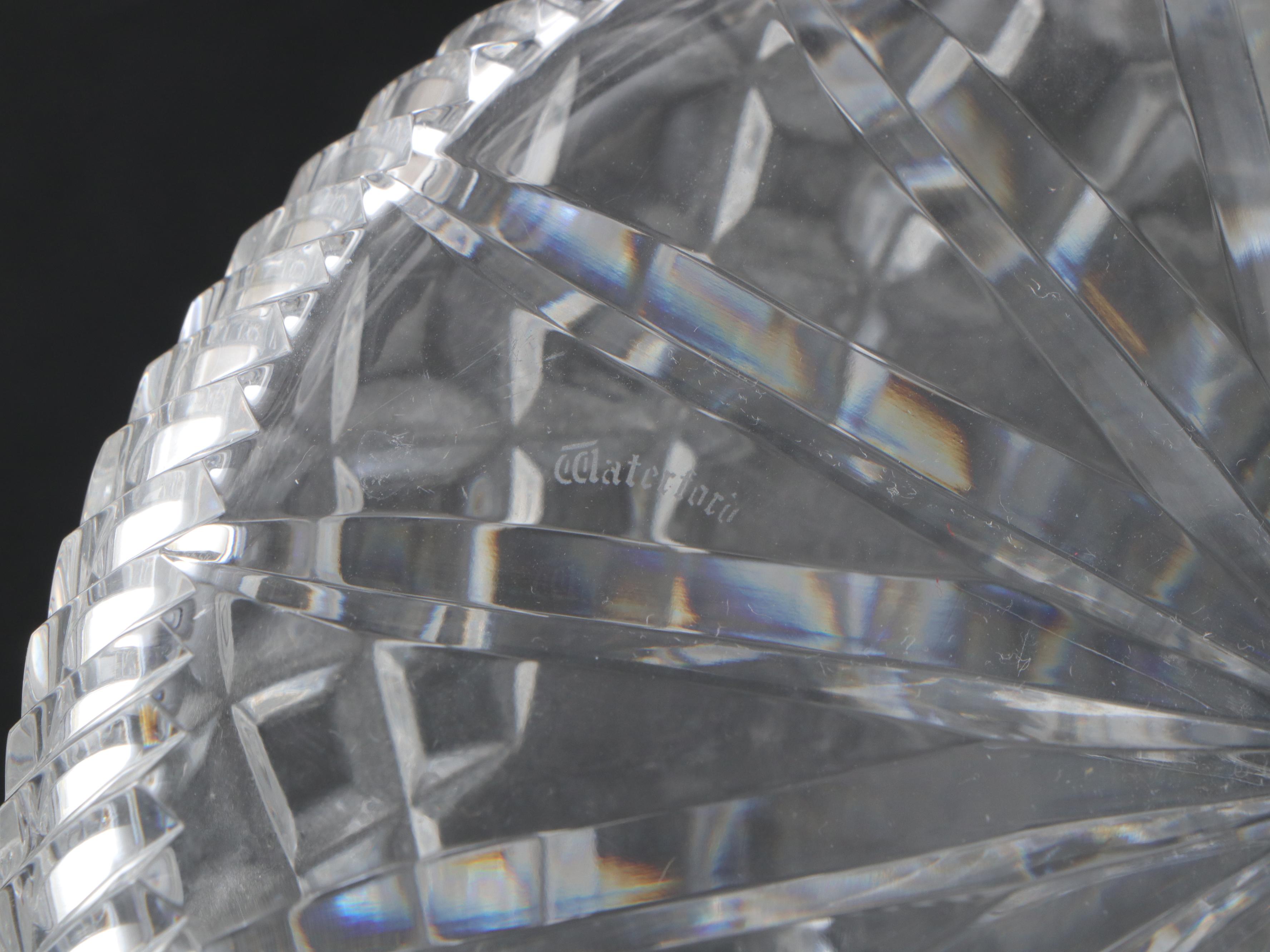 Waterford Criss Cross Pattern Crystal Lowball Glasses with More