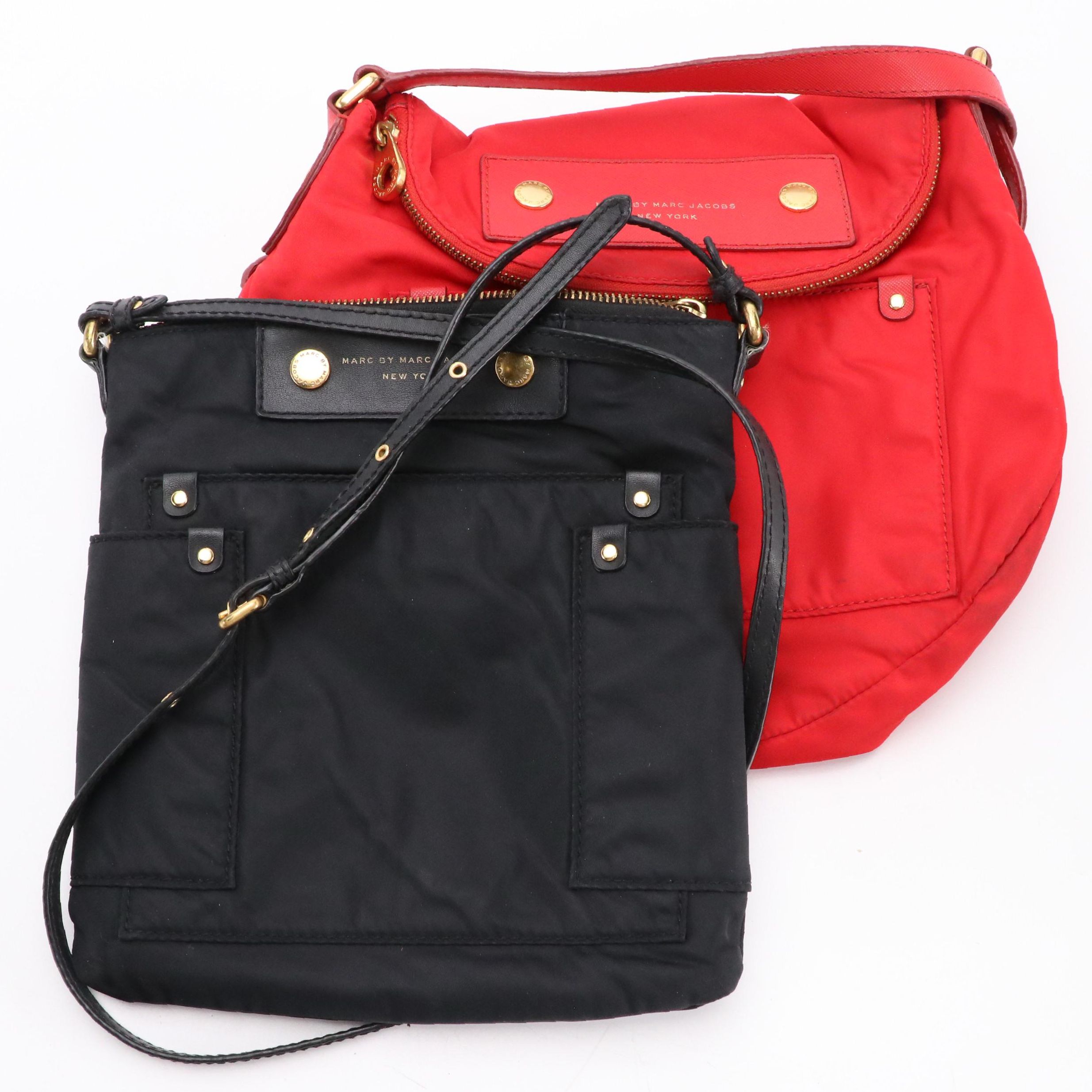 Marc by Marc Jacobs Nylon Crossbody Bags with Leather Trim
