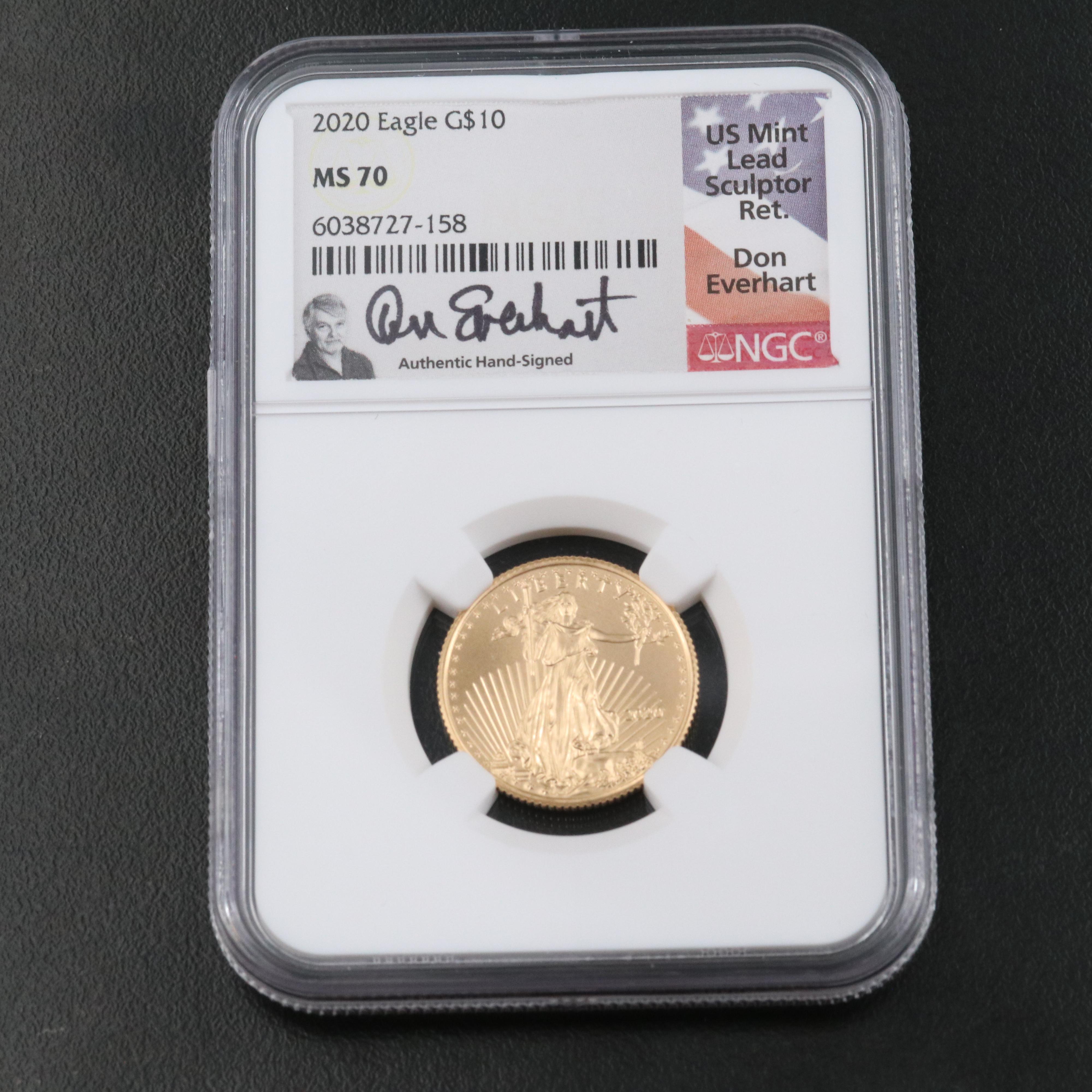 NGC MS70 2020 $10 Gold American Eagle