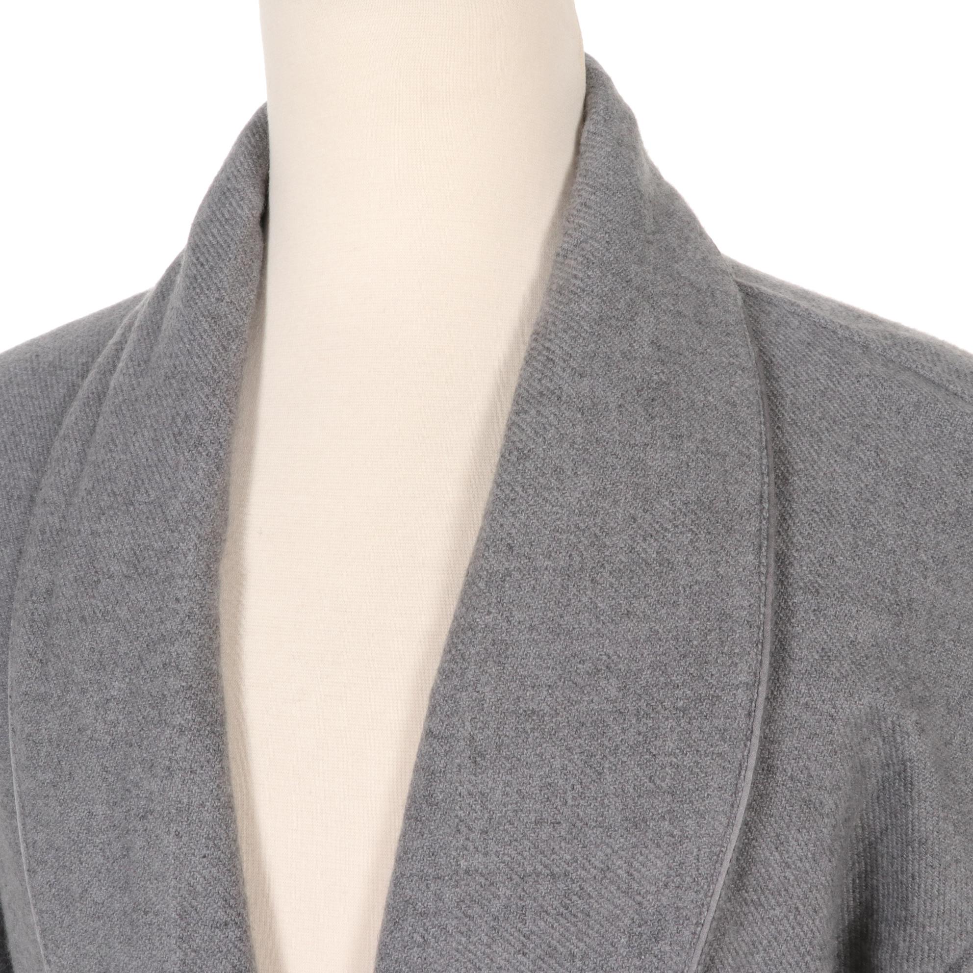Cashmere Boutique Grey Robe With Belt Everything But The House