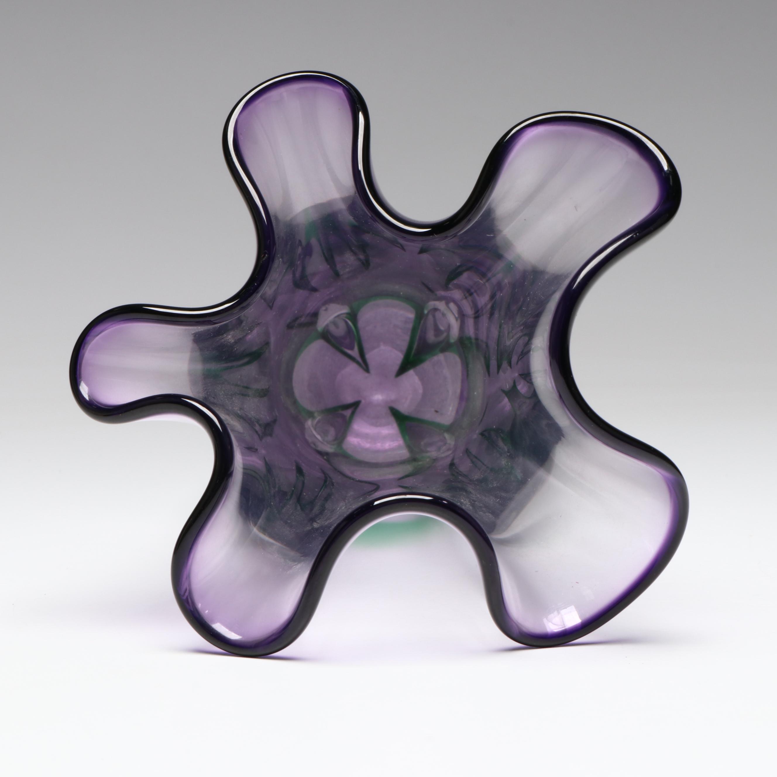Adam Jabronski Art Glass Vase