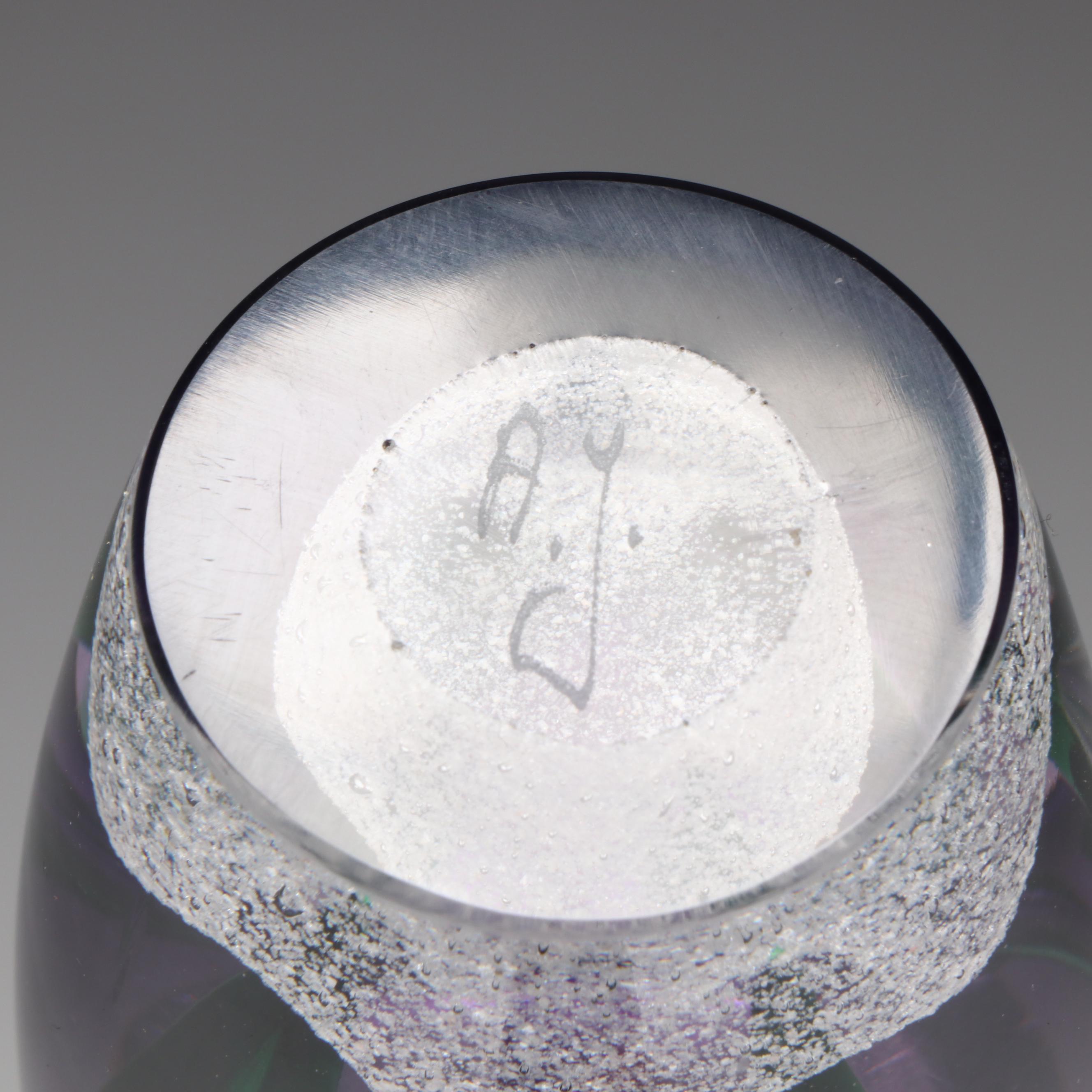 Adam Jabronski Art Glass Vase