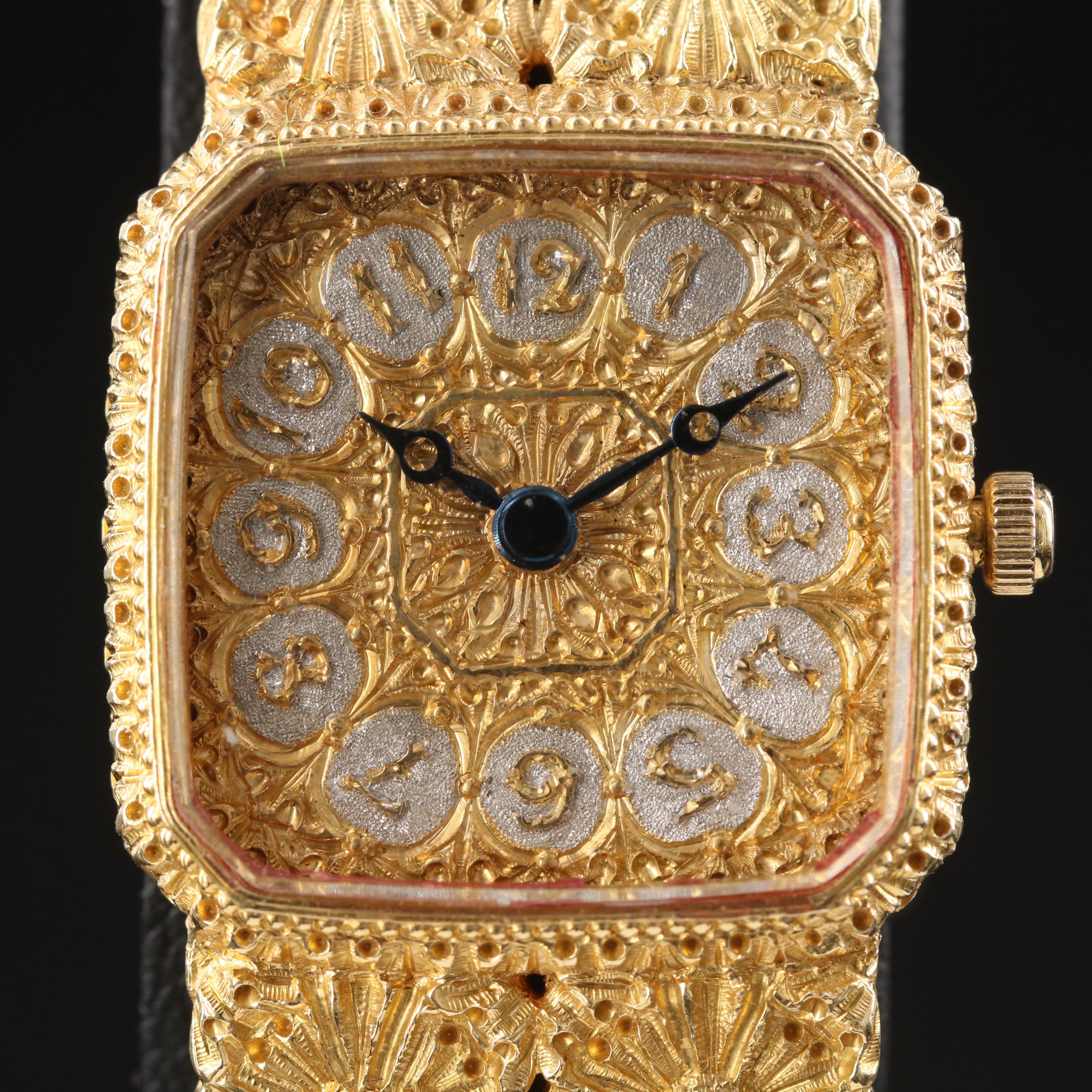 18K Gianmaria Buccellati Diamond Quartz Watch