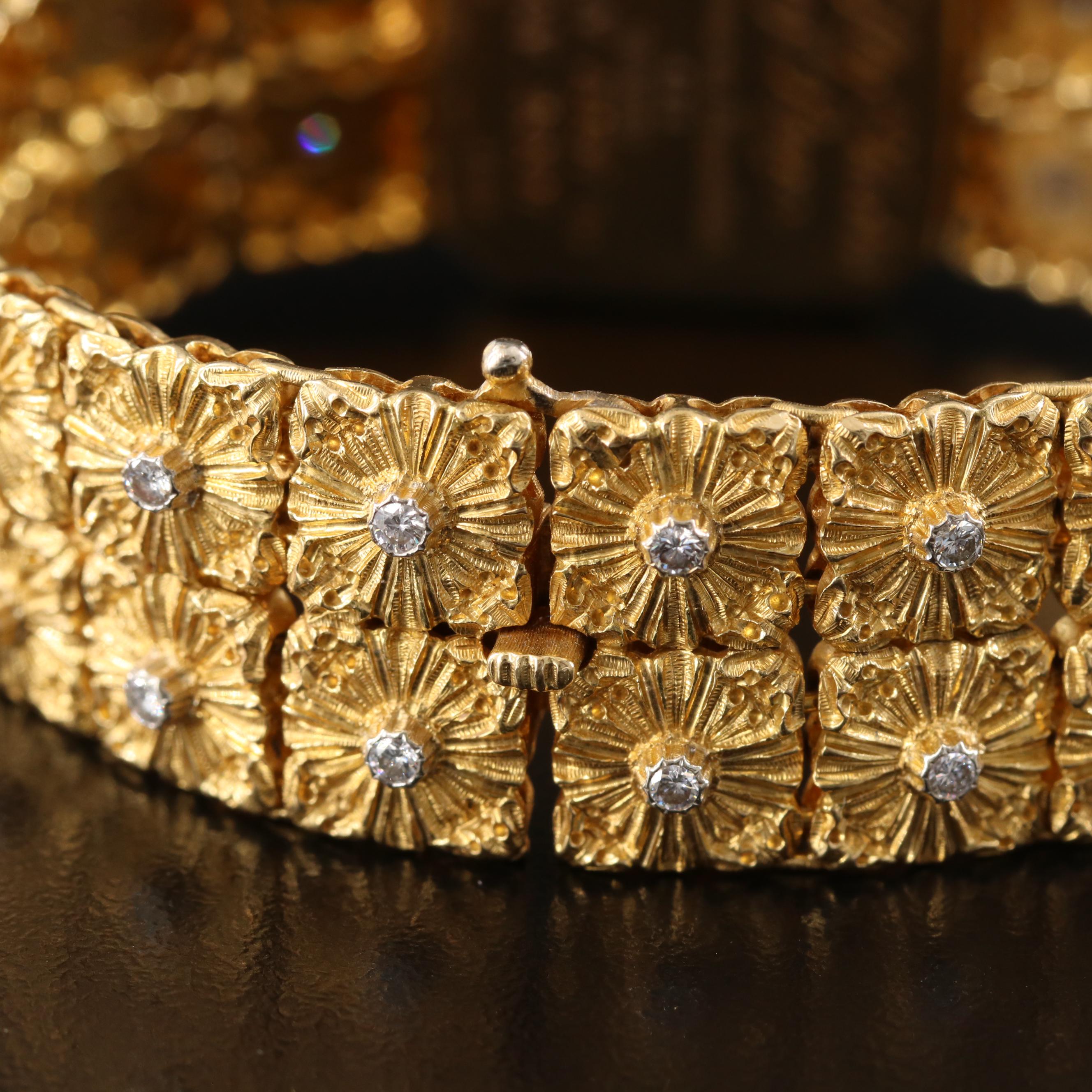 18K Gianmaria Buccellati Diamond Quartz Watch