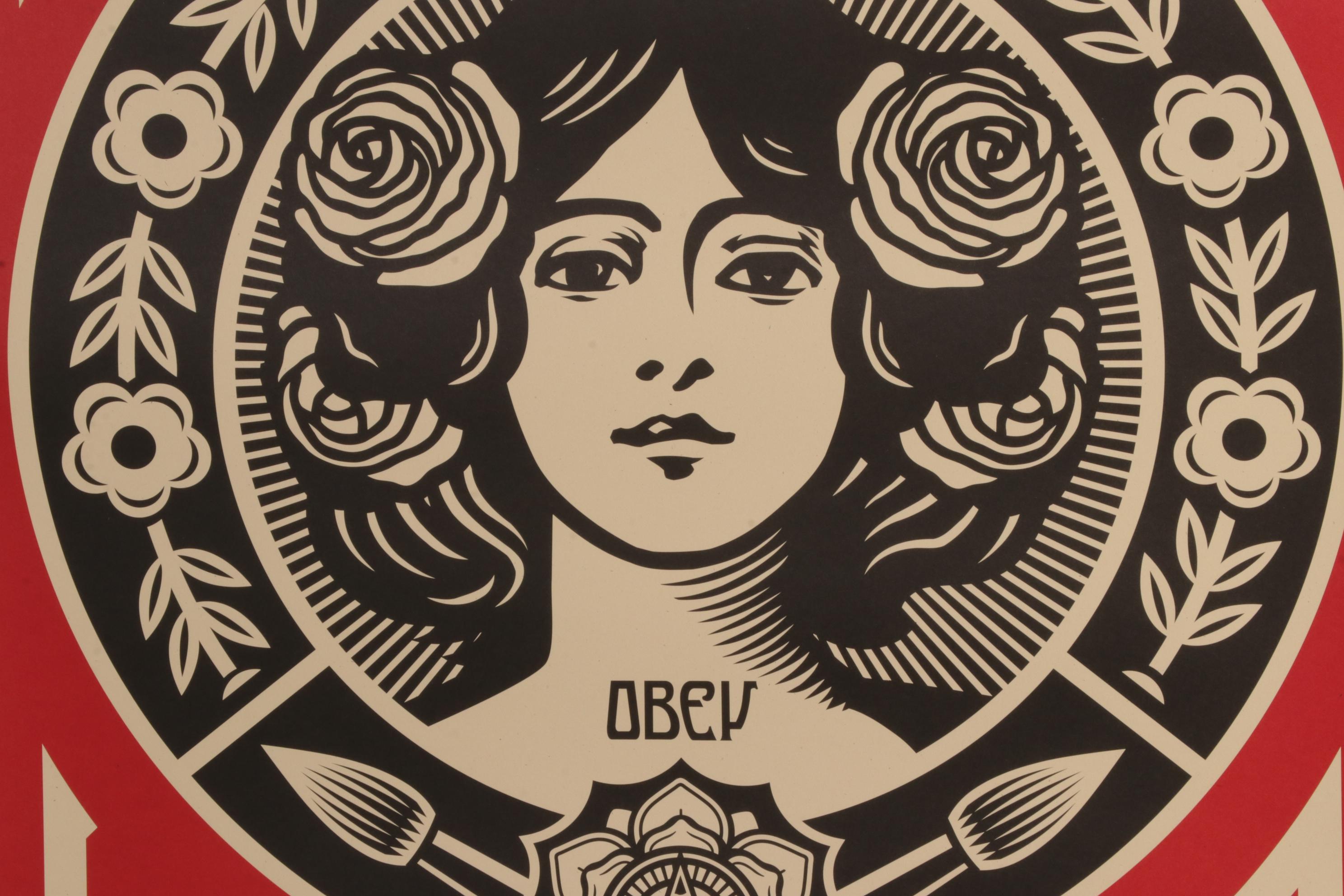 Shepard Fairey Serigraph "Make Art Not War," 2024