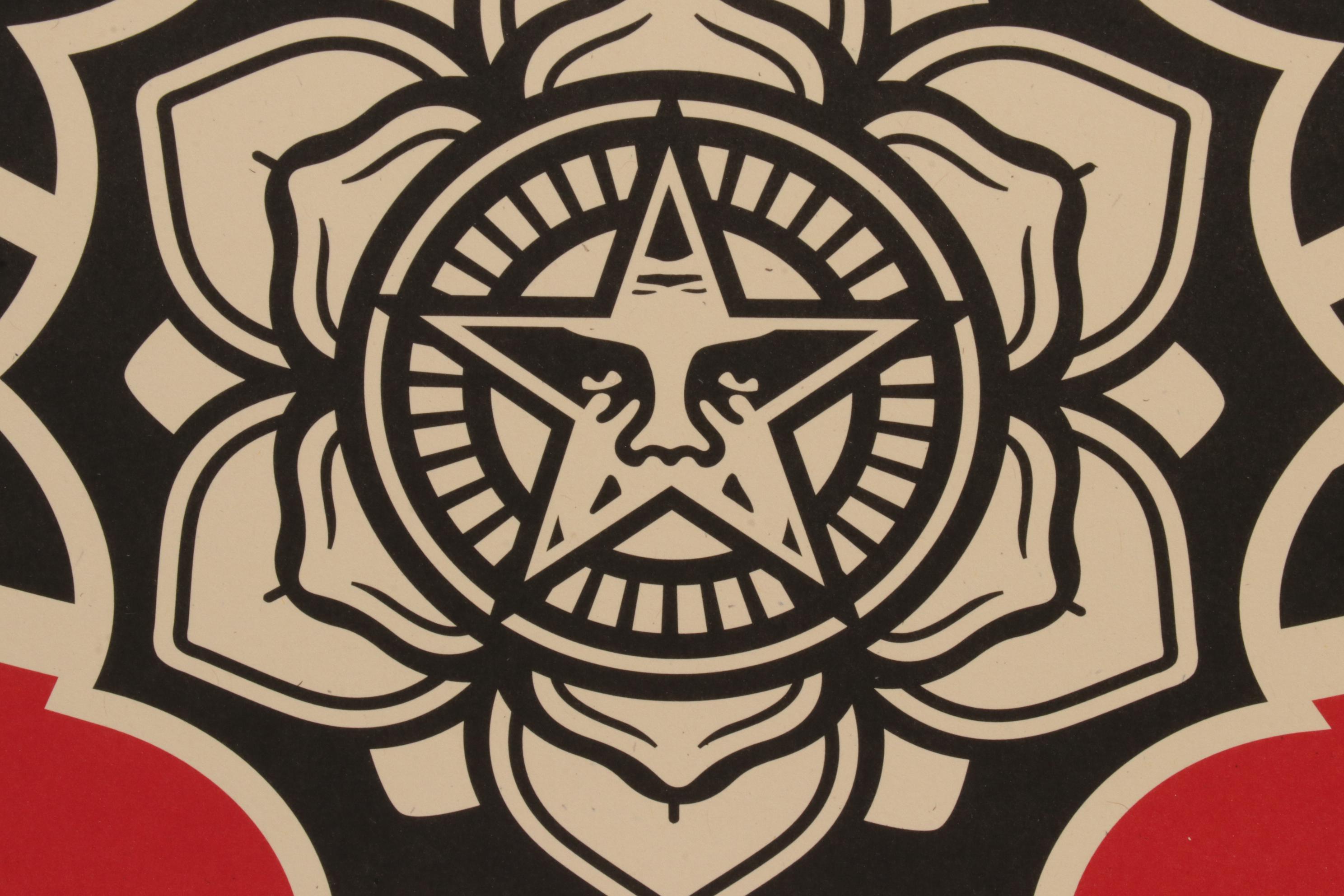 Shepard Fairey Serigraph "Make Art Not War," 2024