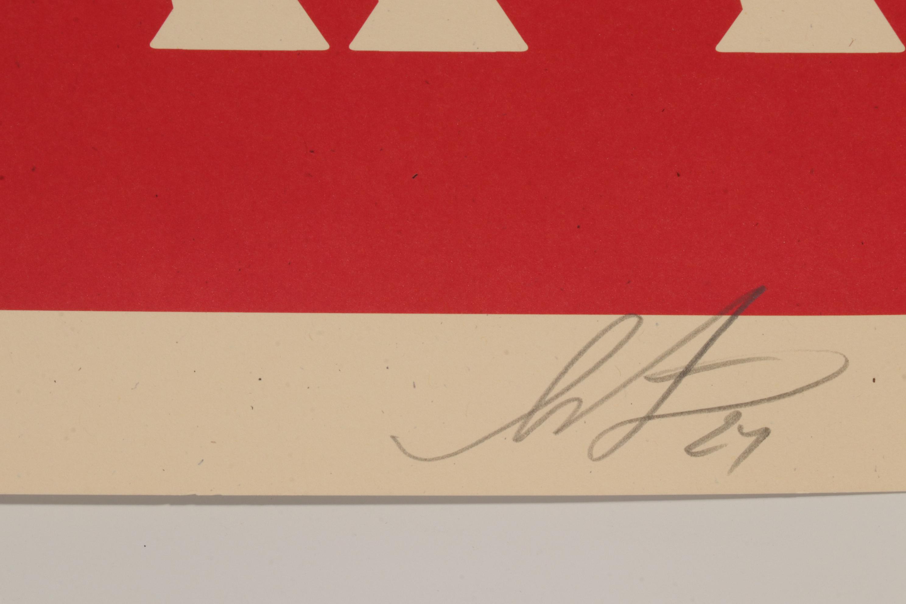 Shepard Fairey Serigraph "Make Art Not War," 2024